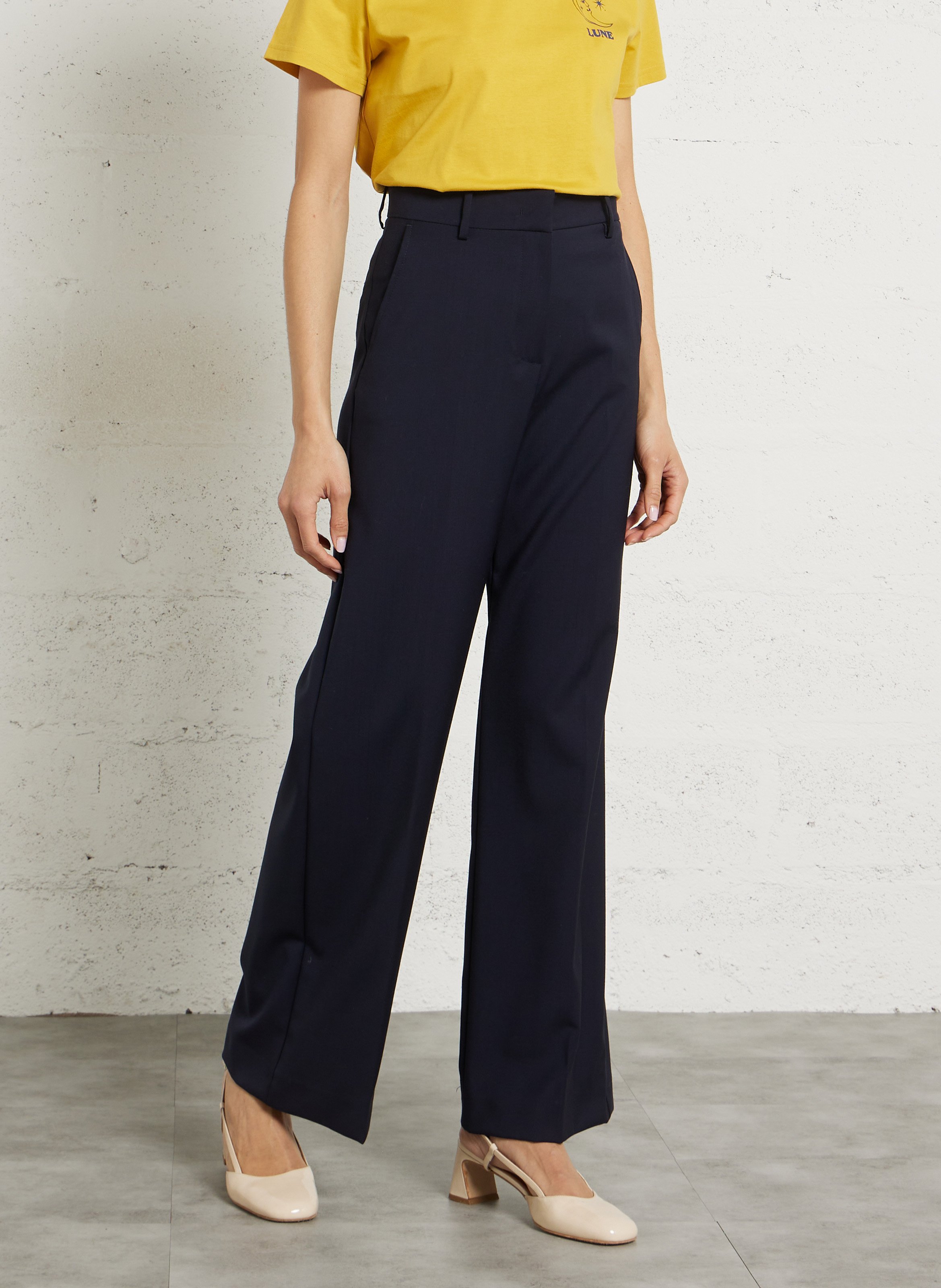 Weit geschnittene Wollhose MAX MARA WEEK END