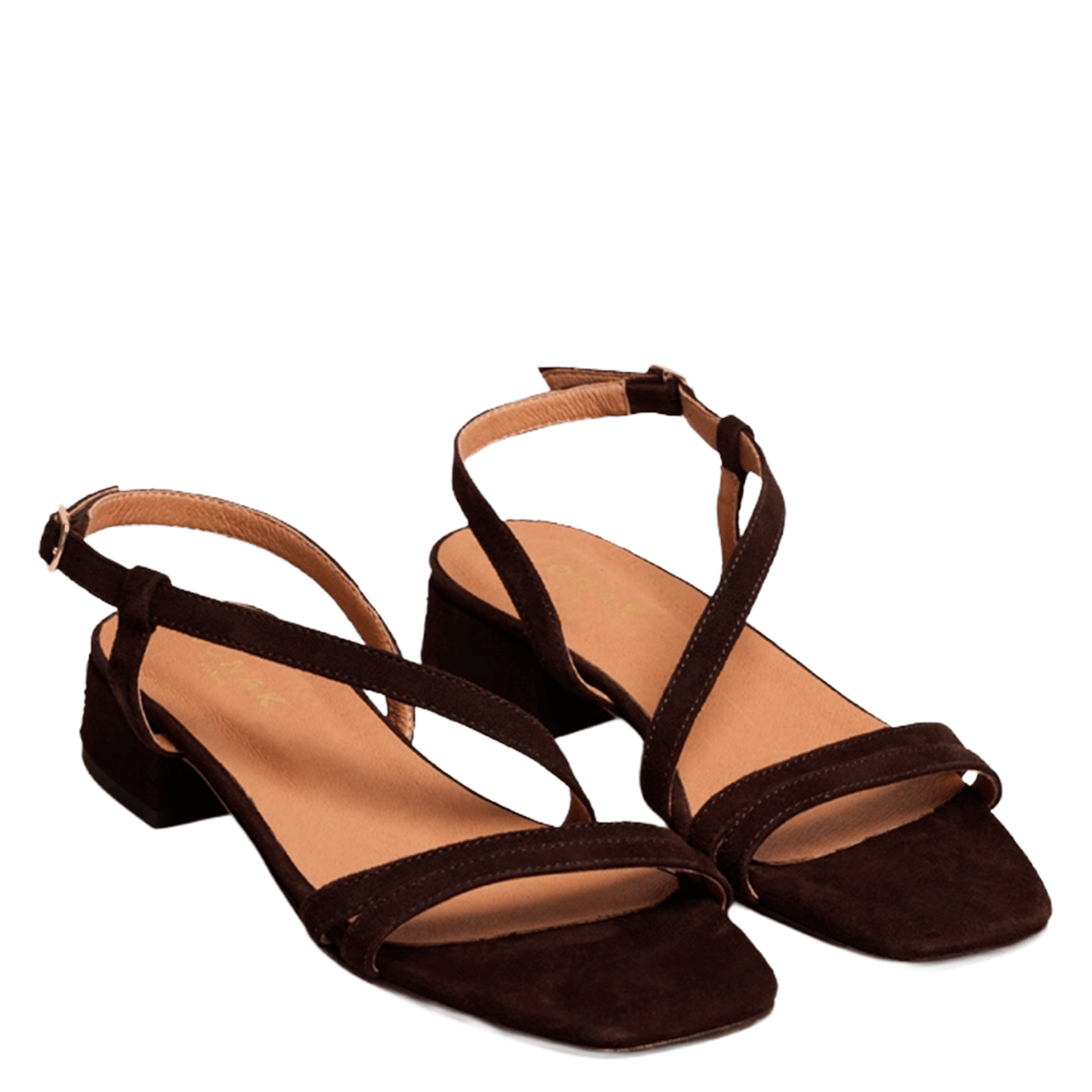 Sandales hautes en cuir JONAK Marron
