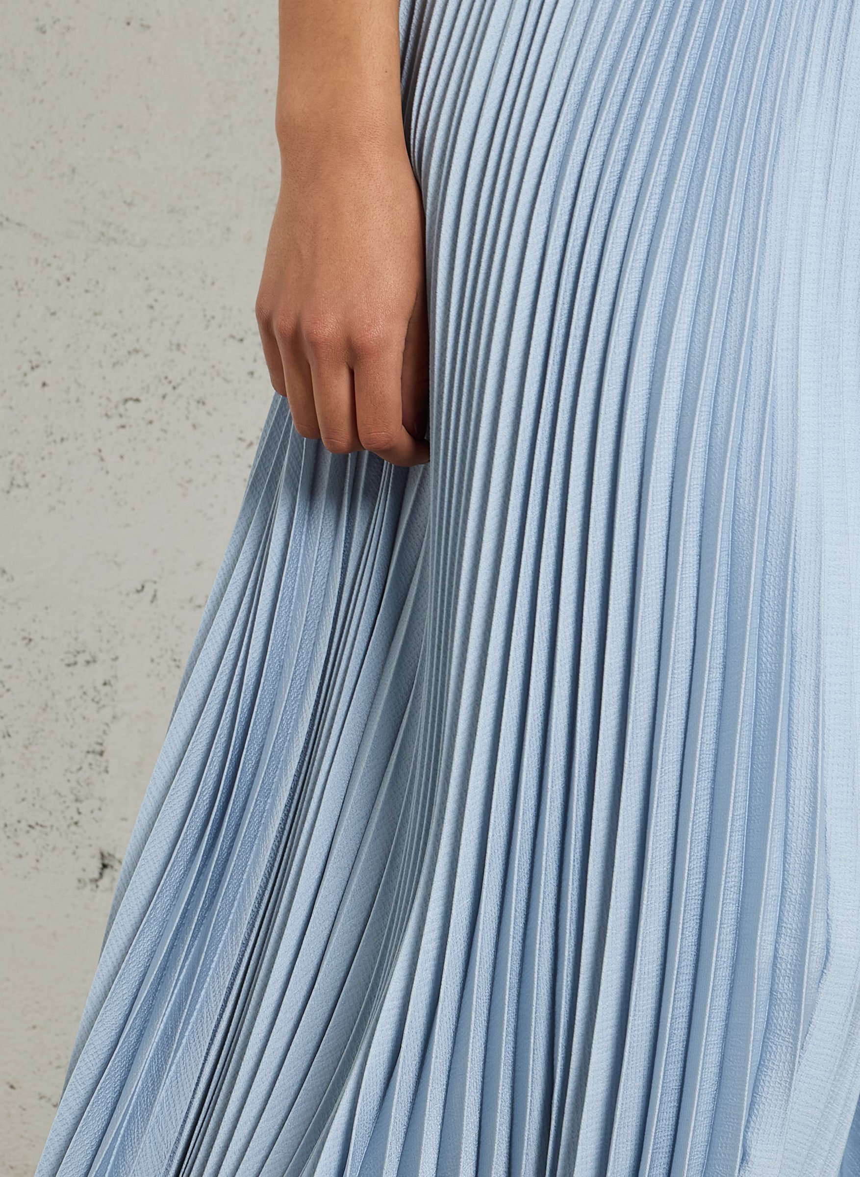Jupe plissée évasée MAISON 123 Bleu