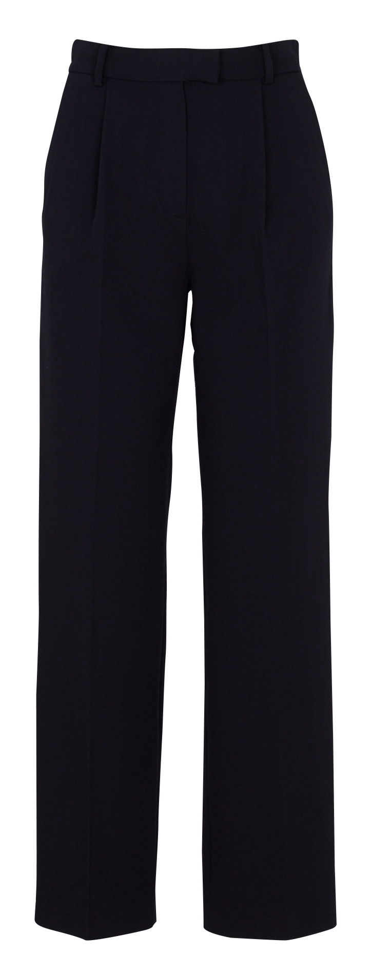 Rechte broek met plooien in effen kleur KOOKAI Blauw