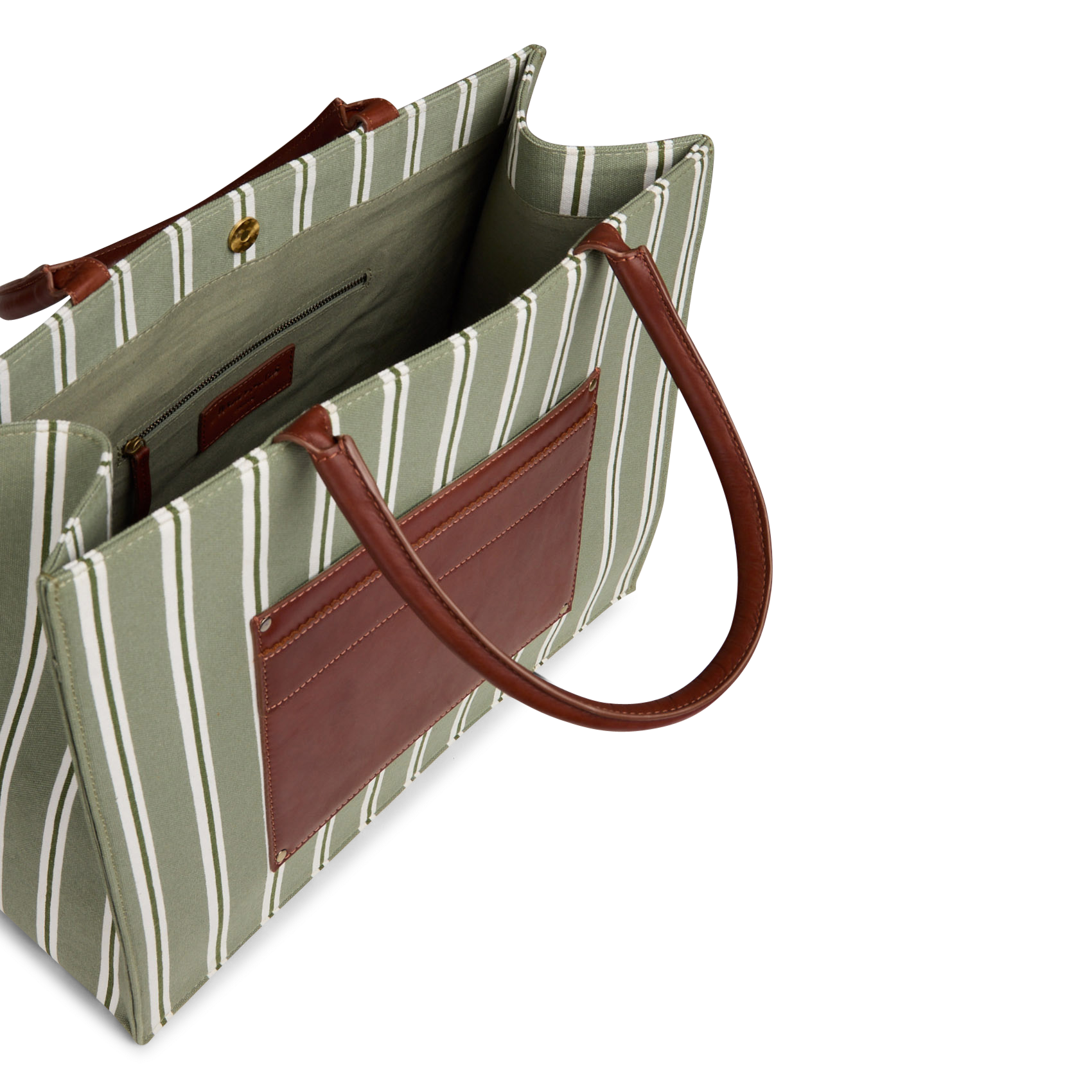 Sac cabas en coton MAISON 123 Kaki