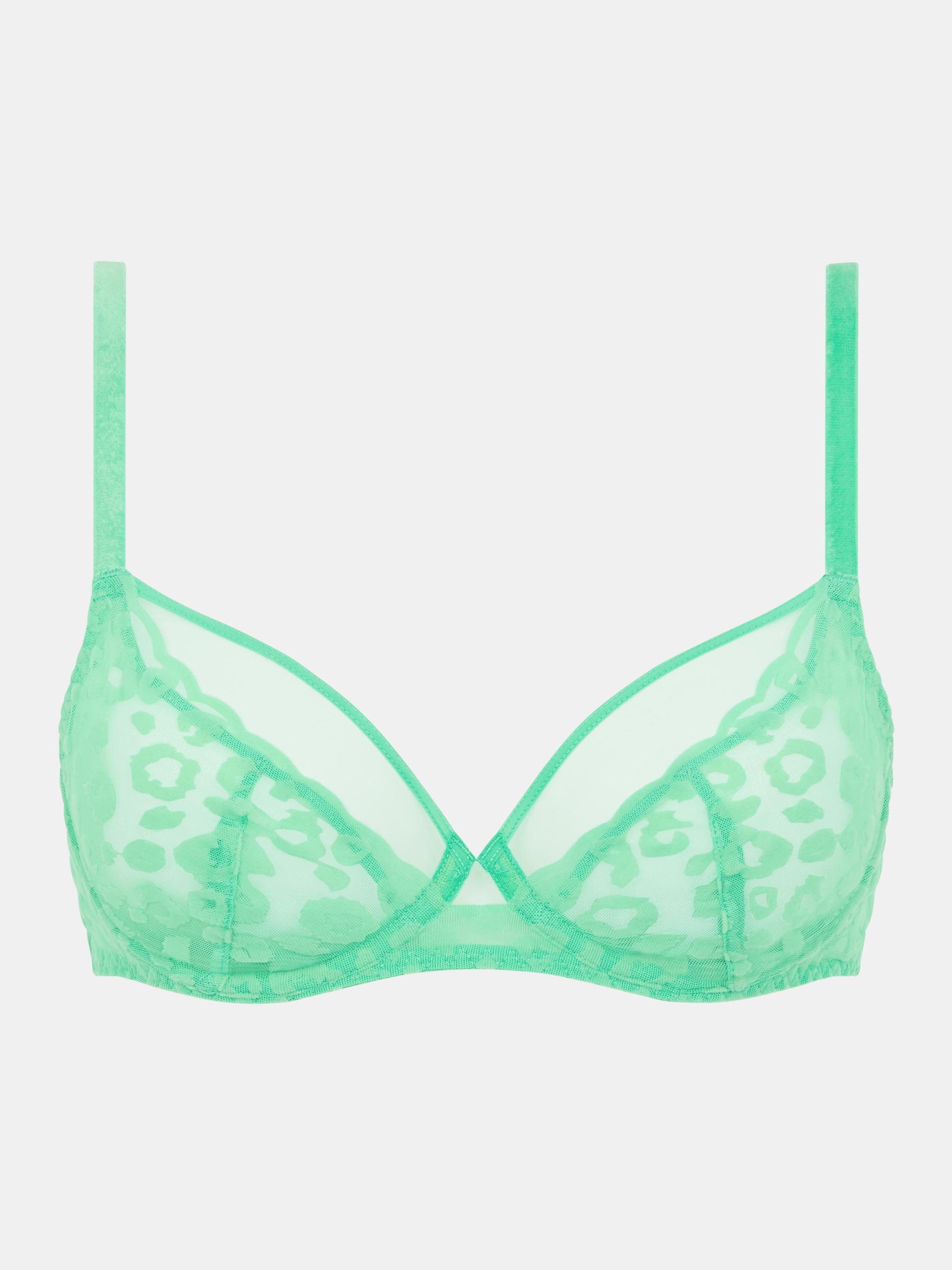 Full-cup bra CHANTELLE PULP Green