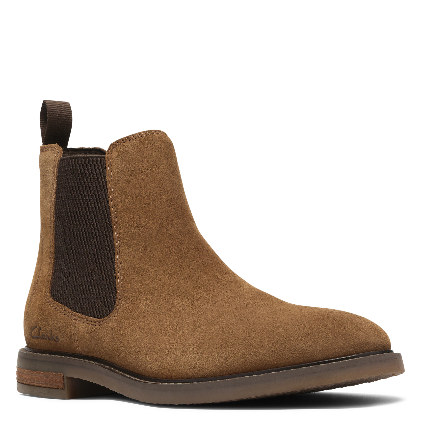 Boots en cuir CLARKS Marron