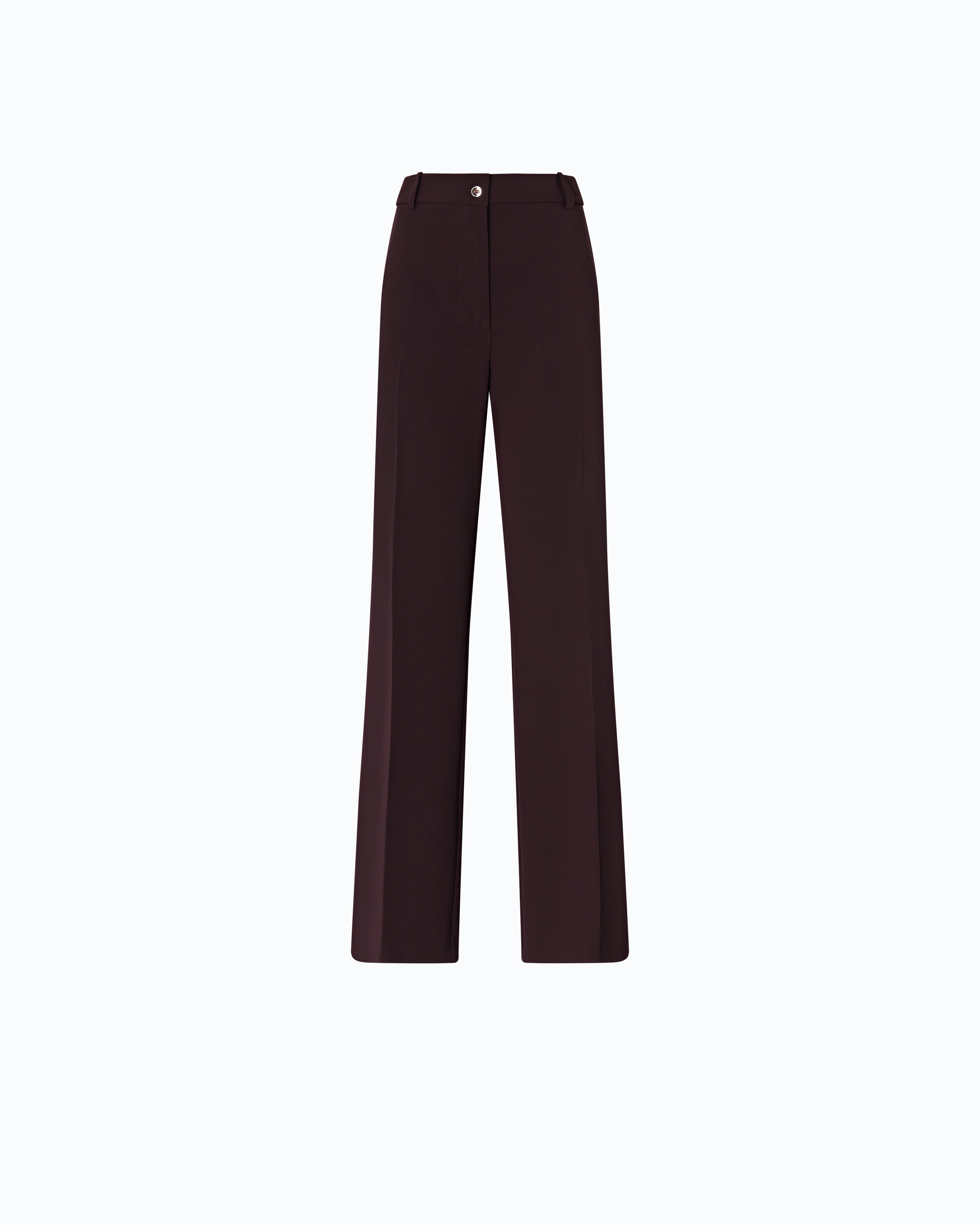 Plain palazzo trousers PINKO Red