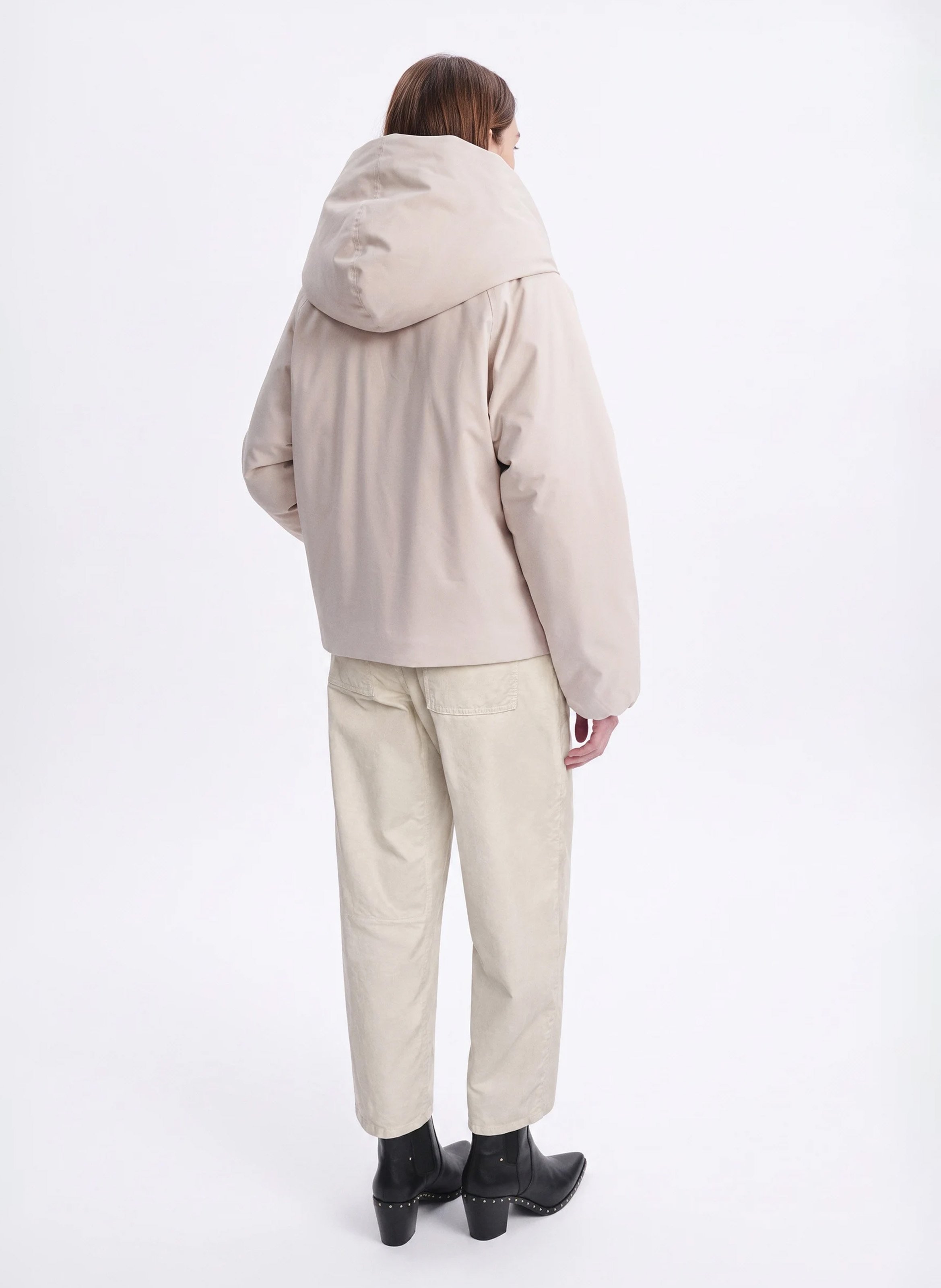 Gerade geschnittene Steppjacke mit Kapuze | Grau VANESSA BRUNO Damen