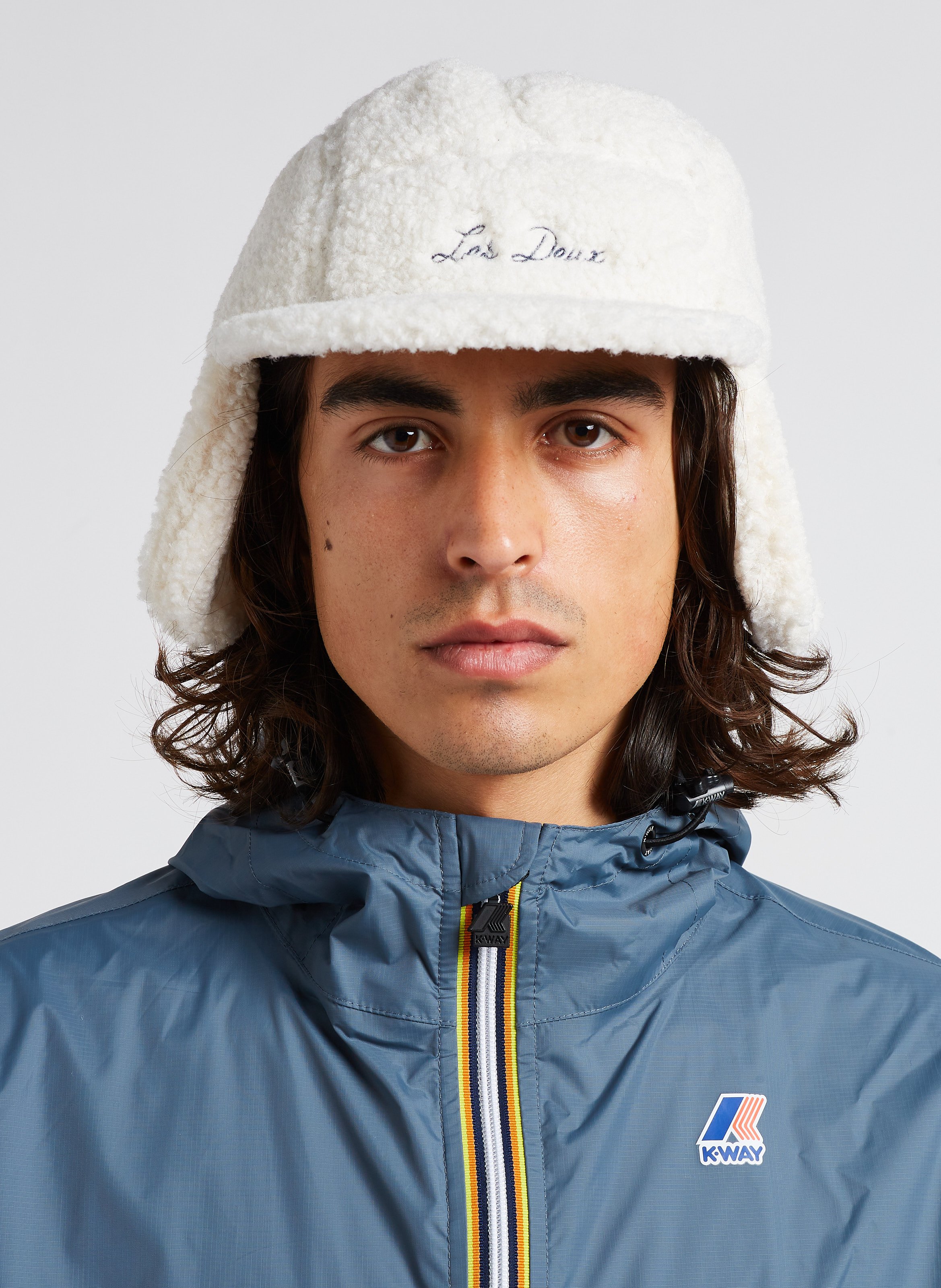 Pantalon droit en laine mélangée  - Look 1