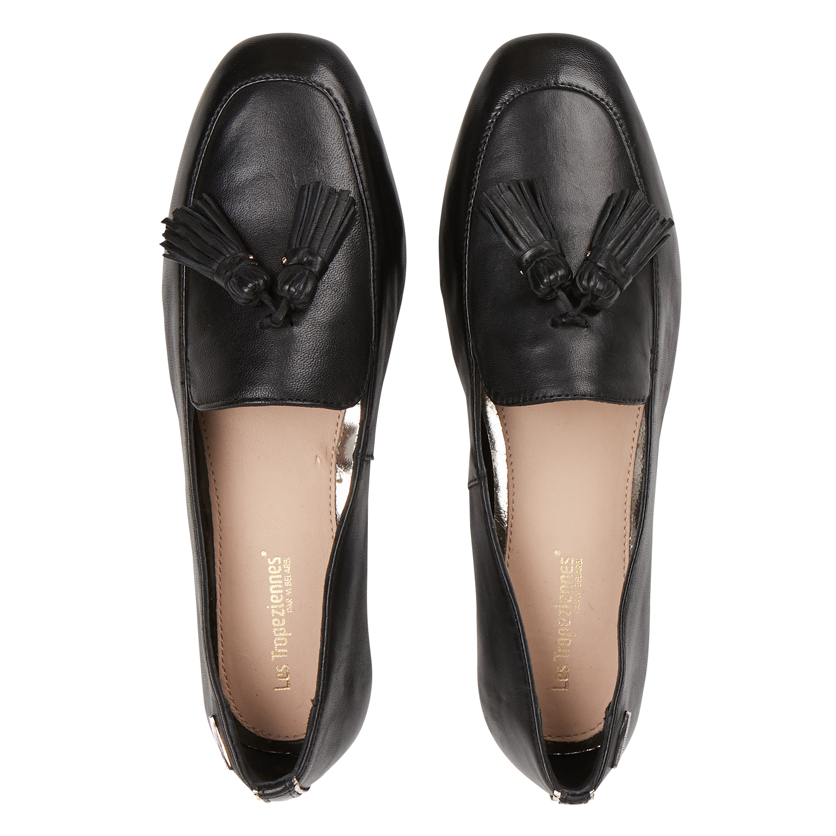 Leather moccasins LES TROPEZIENNES PAR M.BELARBI Black