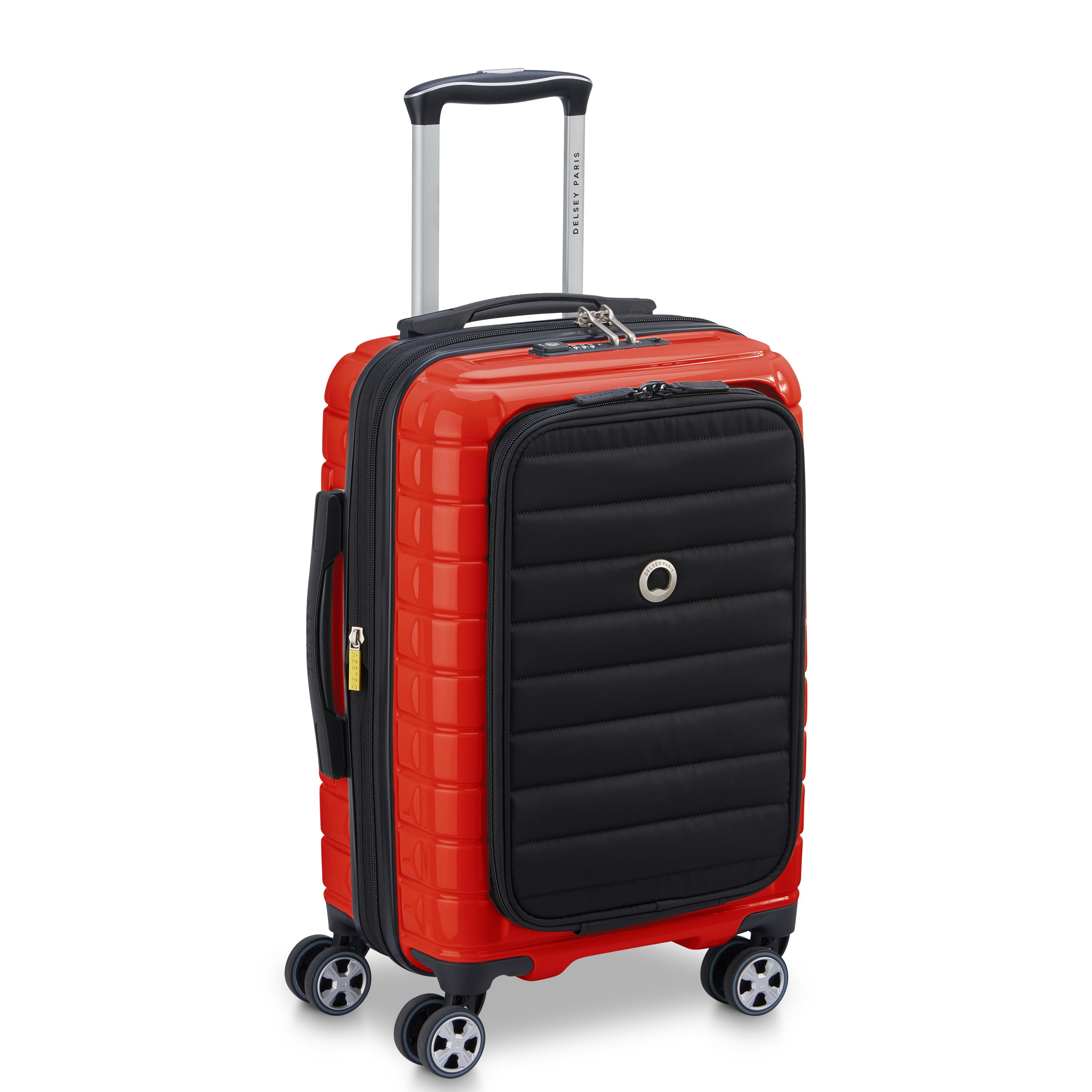 Rigid cabin suitcase DELSEY PARIS Red