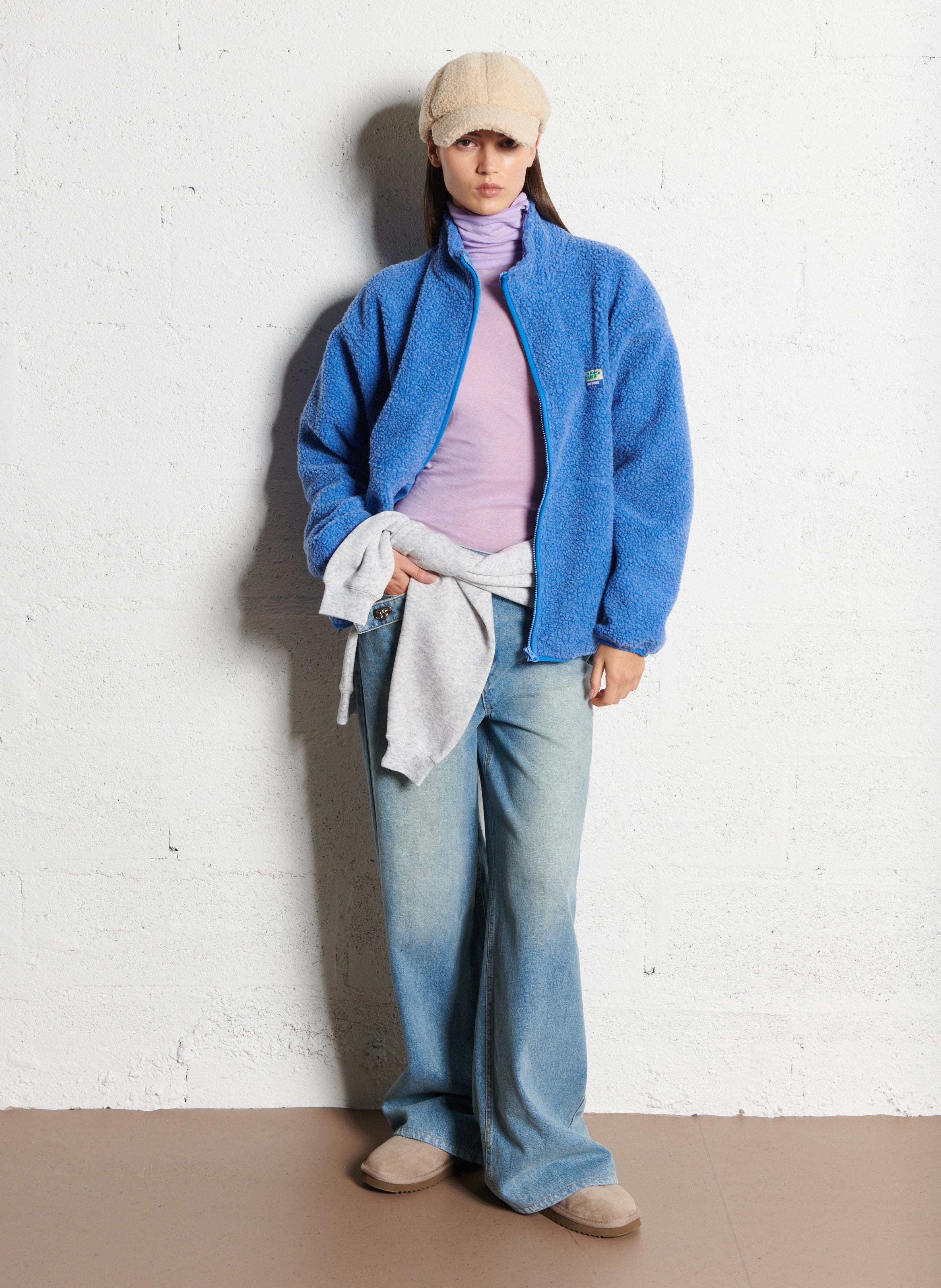 Sweat col rond AMERICAN VINTAGE Gris