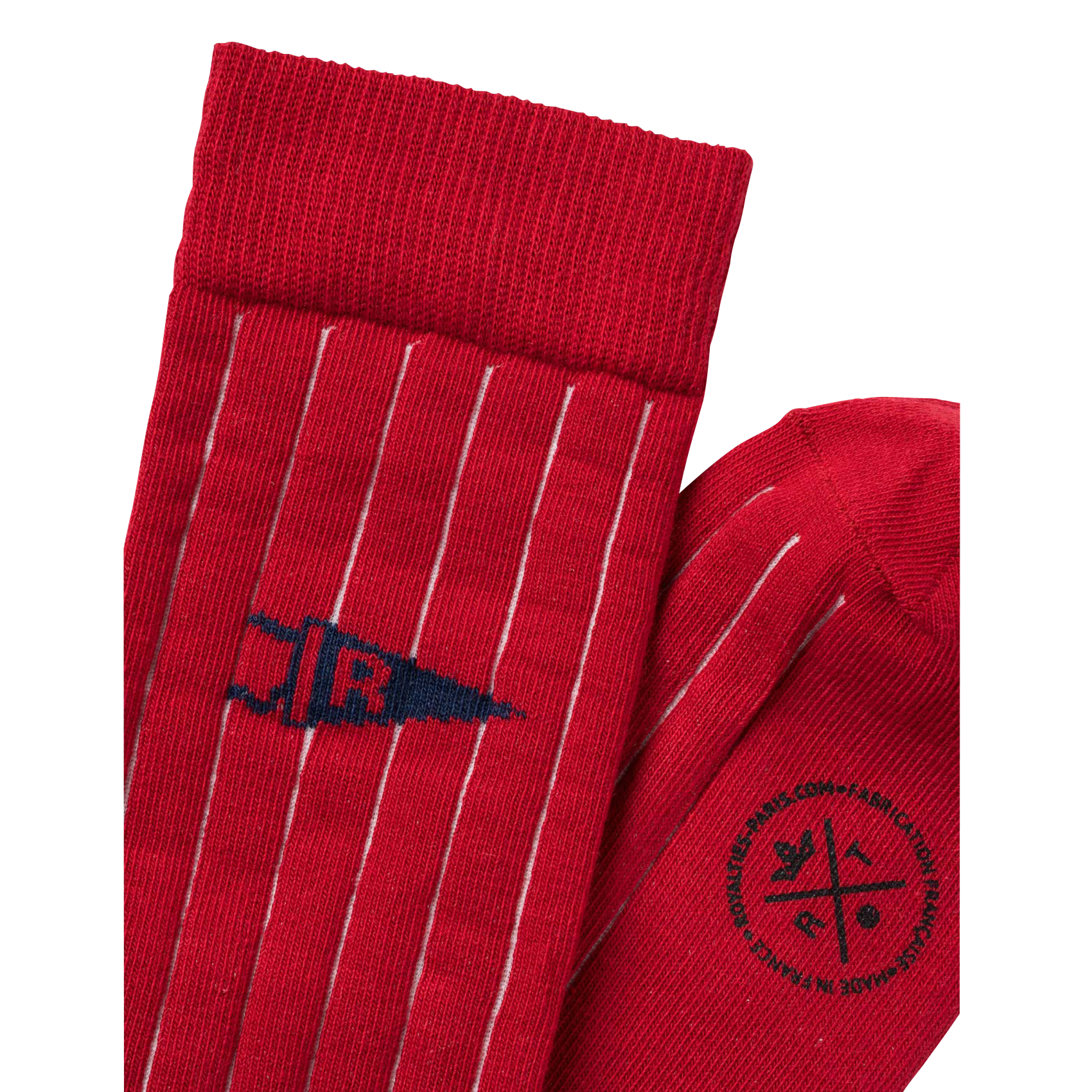 Cotton socks with logo ROYALTIES Red
