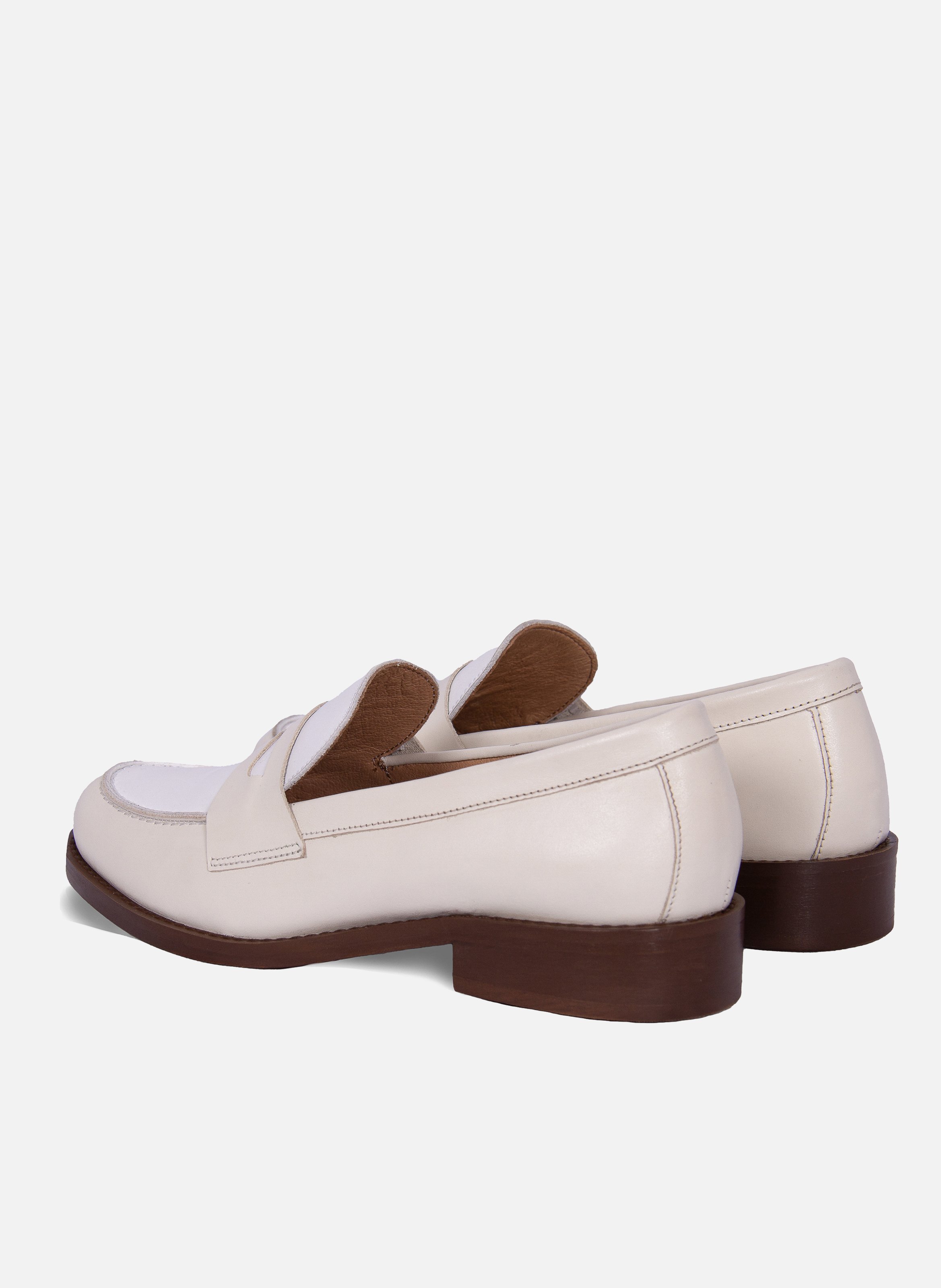 Leather loafers JULES & JENN Beige