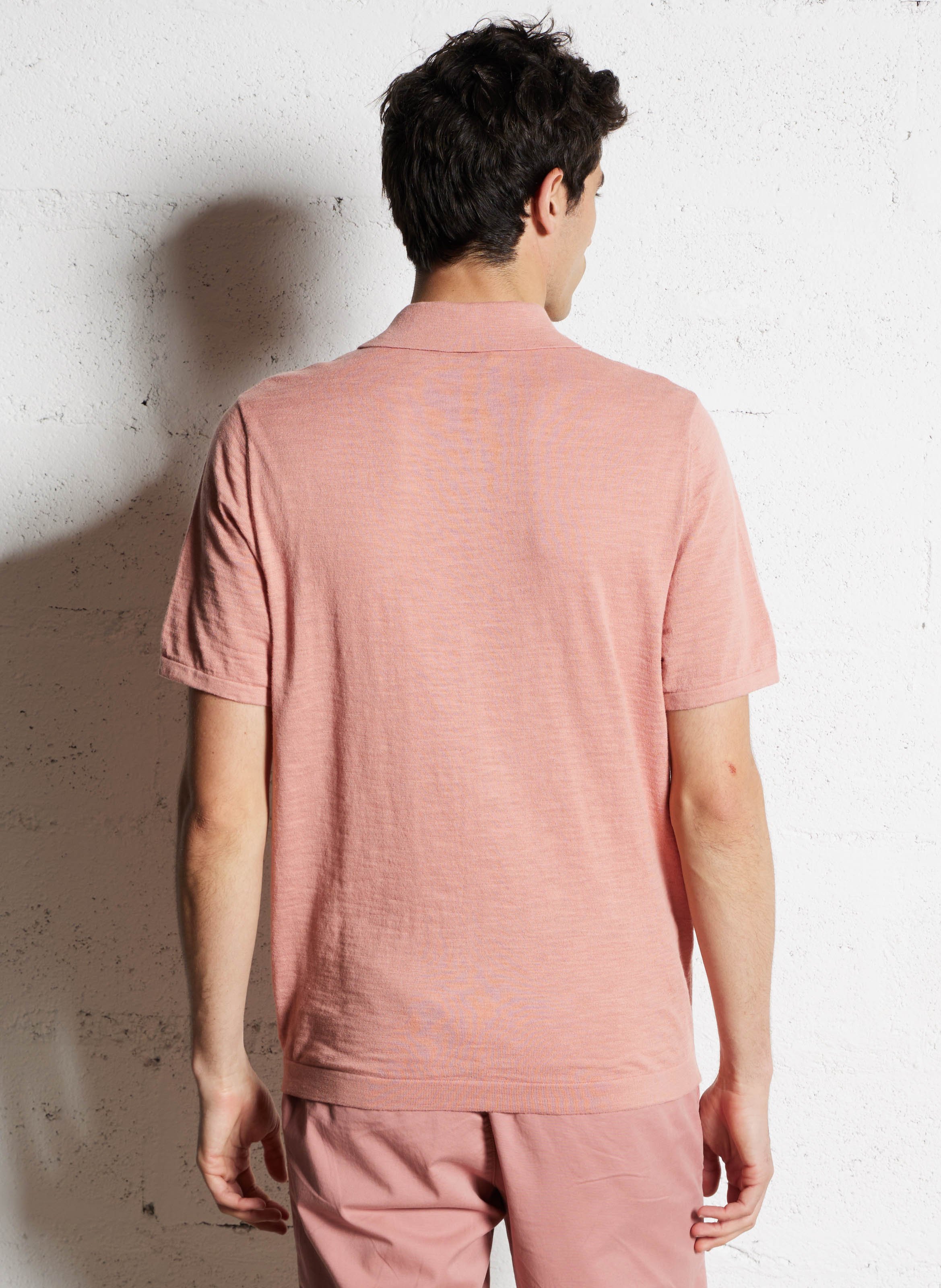 Polo manches courtes  IKKS Rose