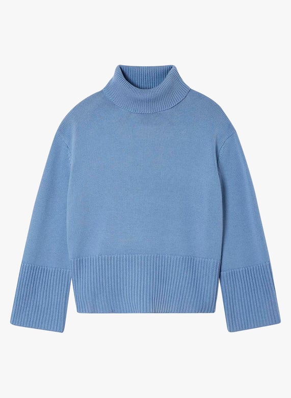 Gestreifter rollkragenpullover Blau Tara jarmon Damen Place