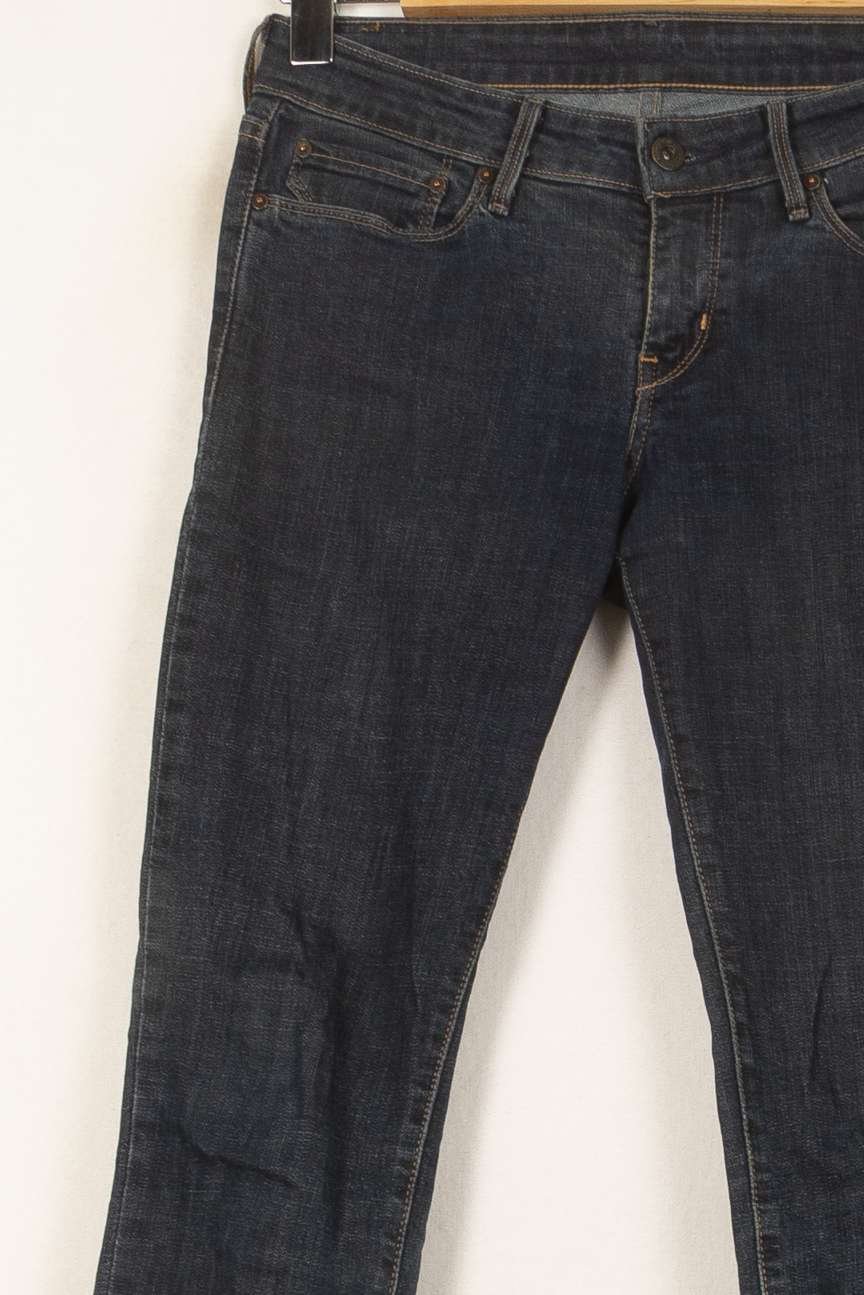 Cropped slim jeans with studs LEVI'S - Seconde main Blue