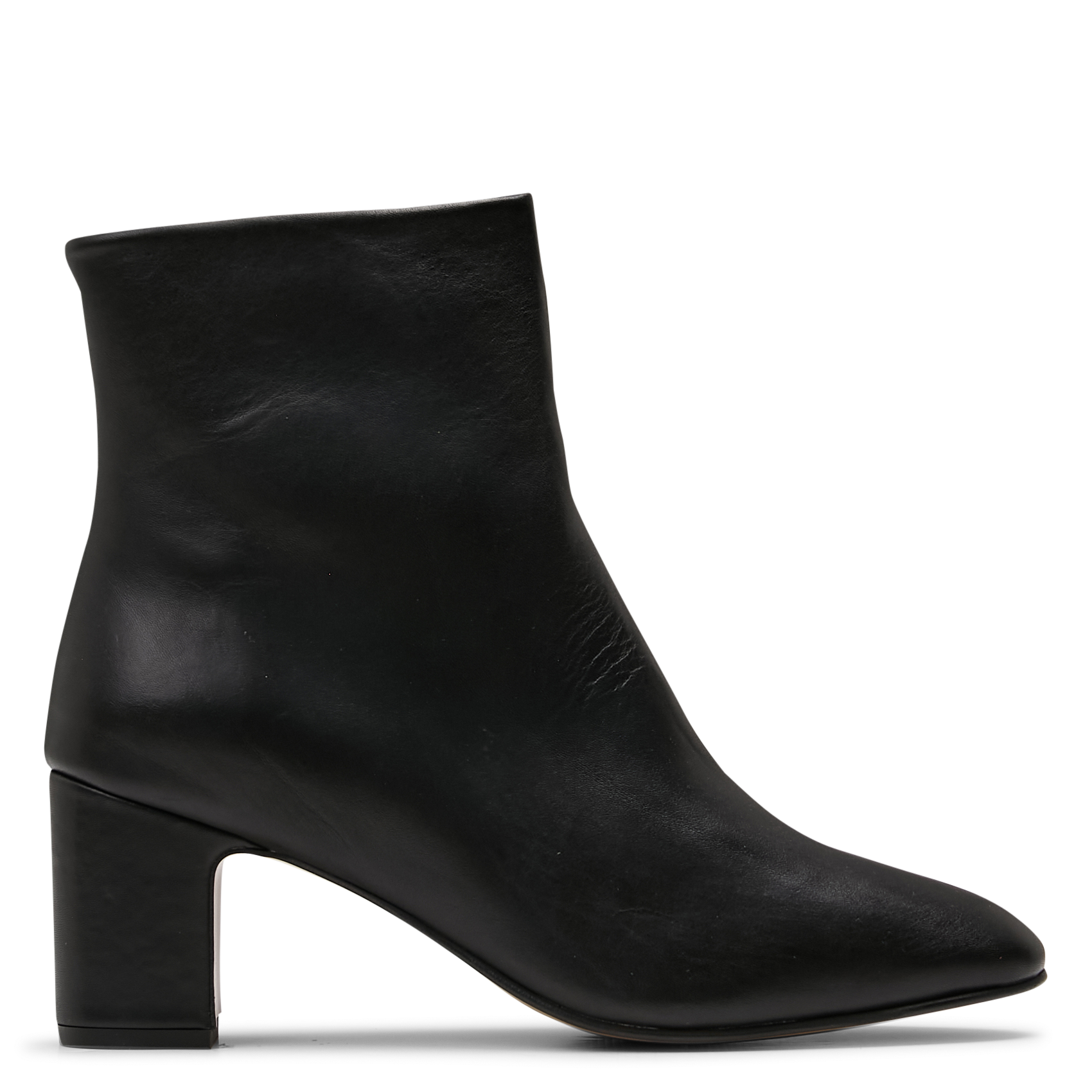 Bottines à talons en cuir ANONYMOUS COPENHAGEN Noir