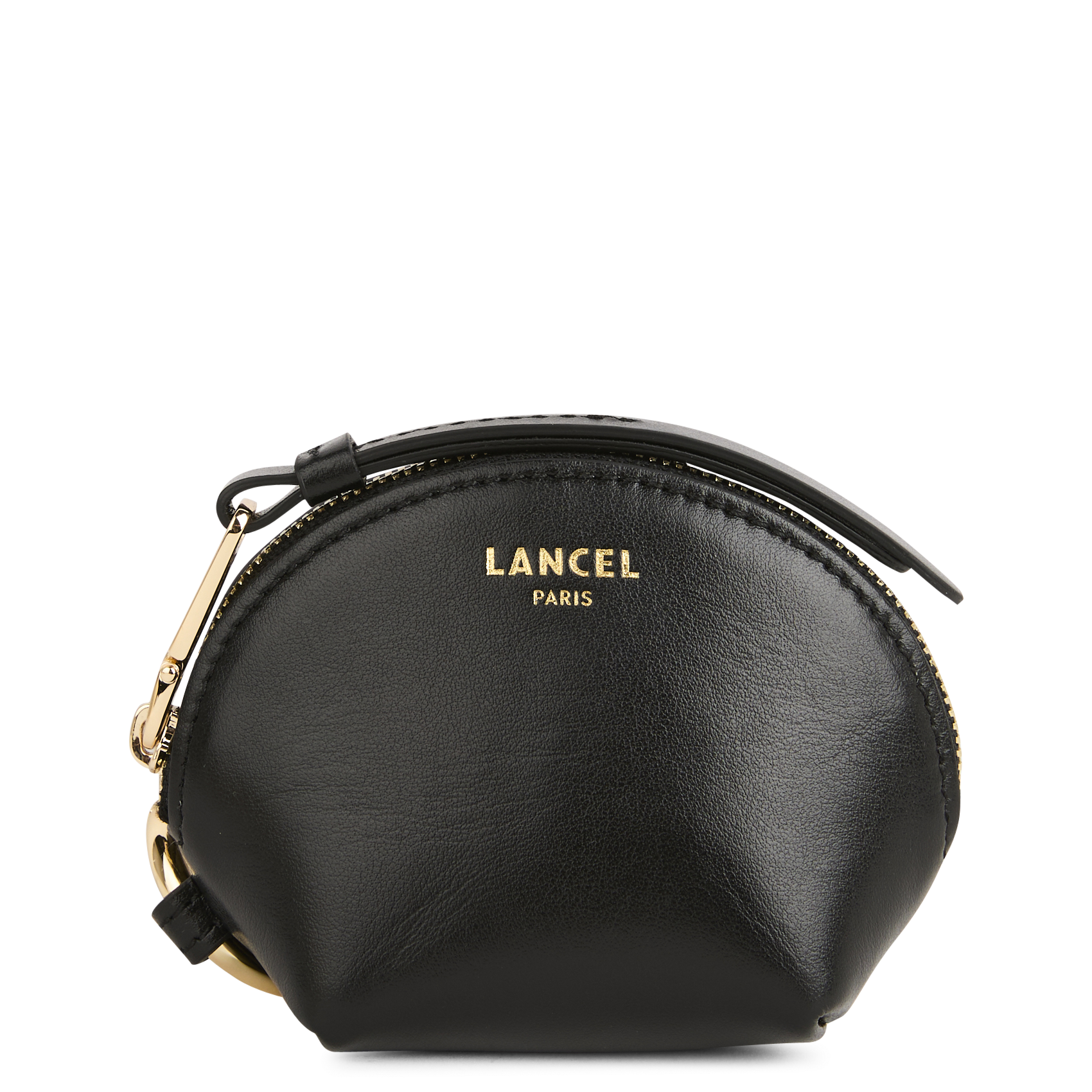 Ritstasje van glad leer LANCEL Zwart