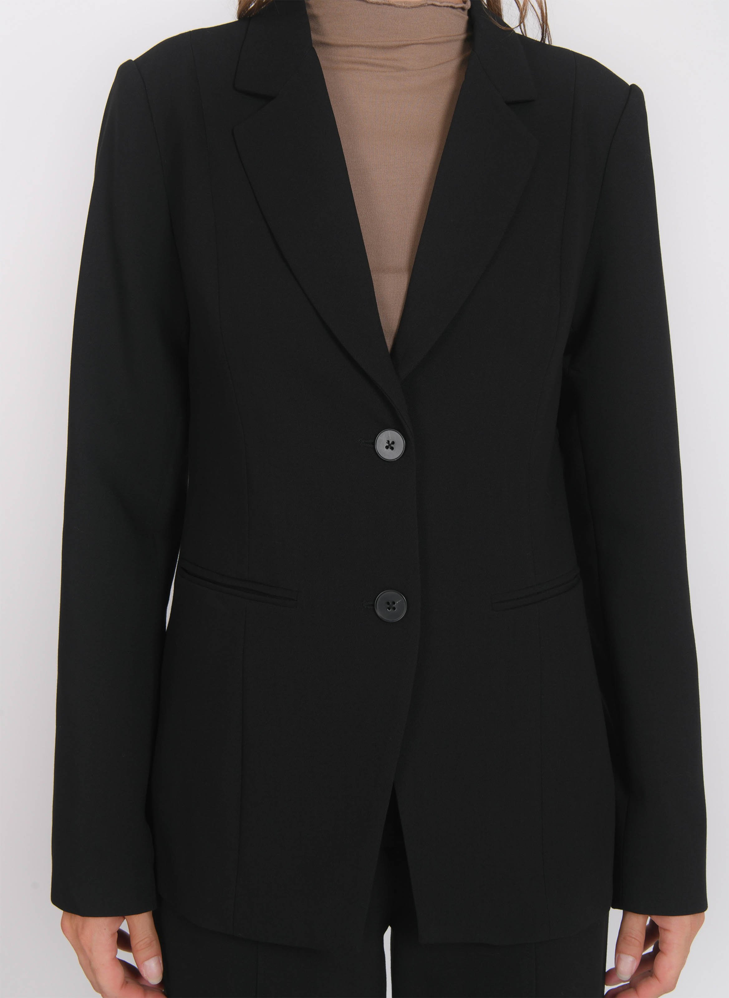 Veste de blazer ajustée col tailleur KOOKAI Noir