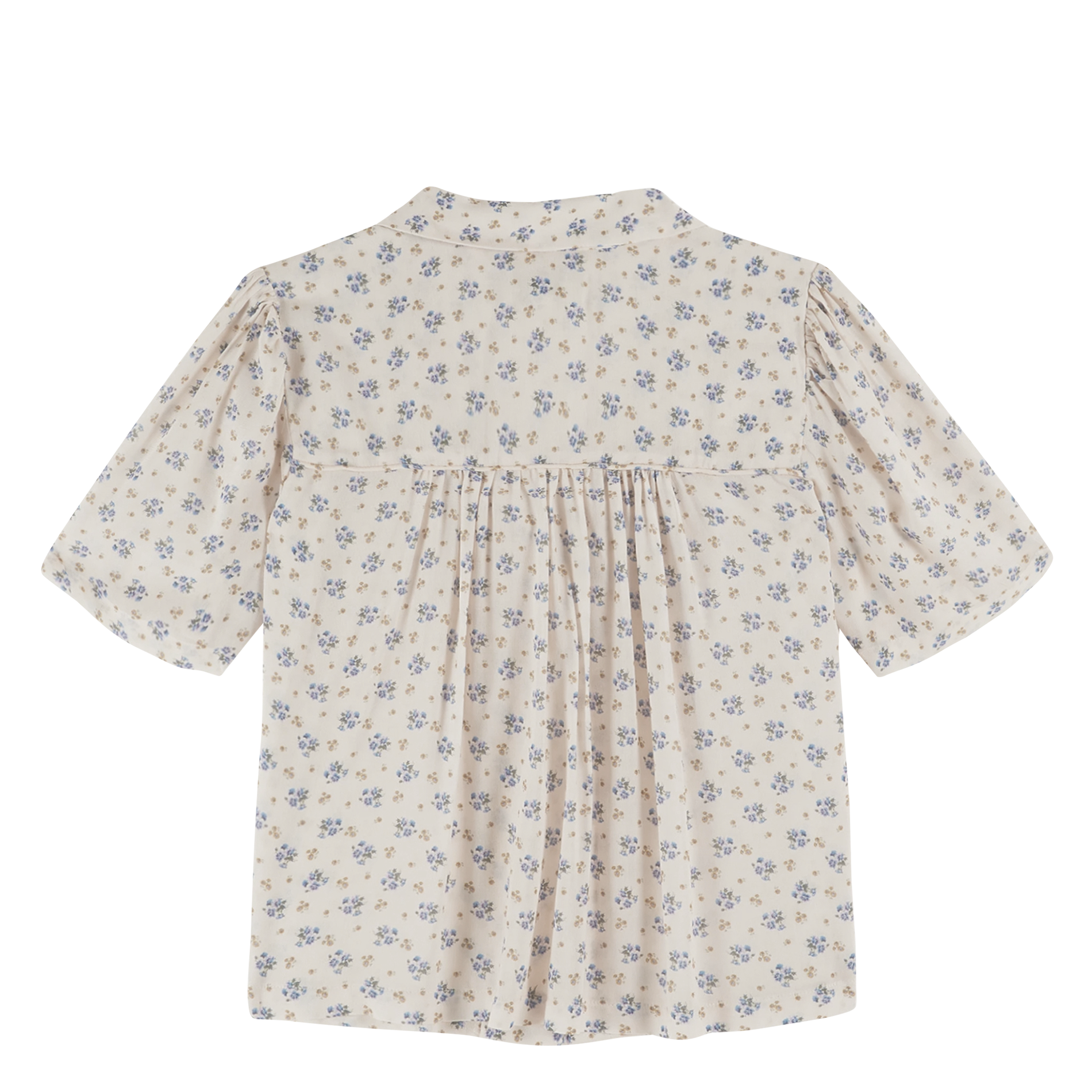 Overhemd met bedrukte revers EMILE ET IDA Blauw