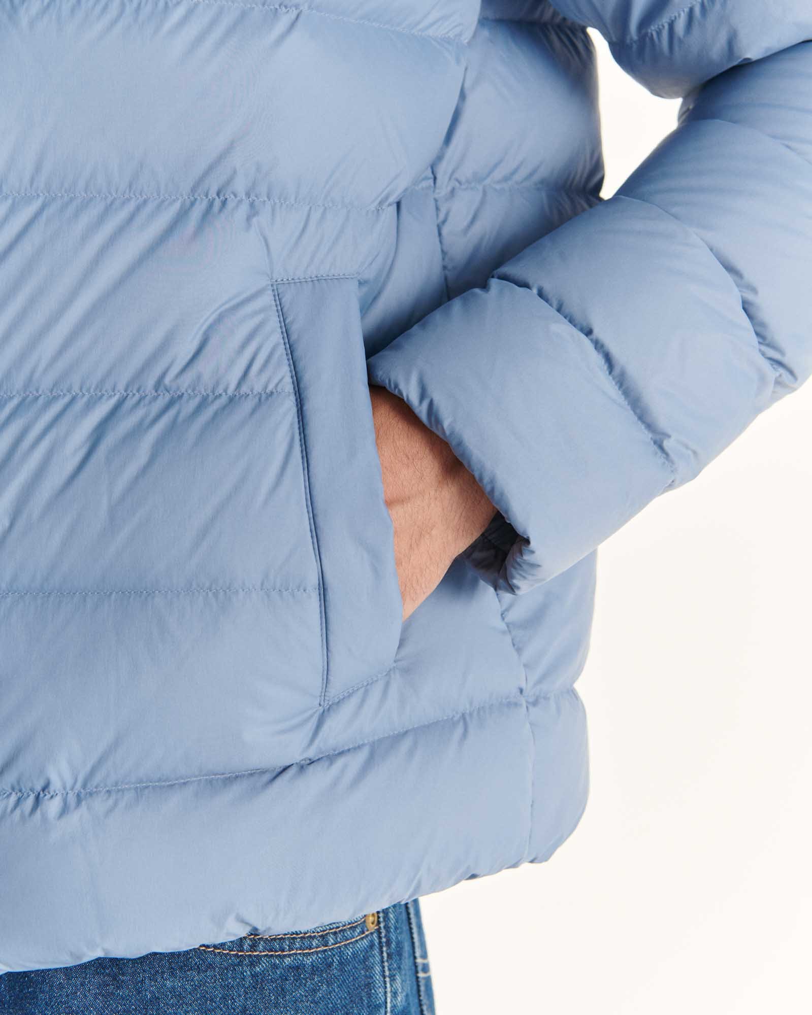 Jorge hooded puffer jacket JOTT Blue