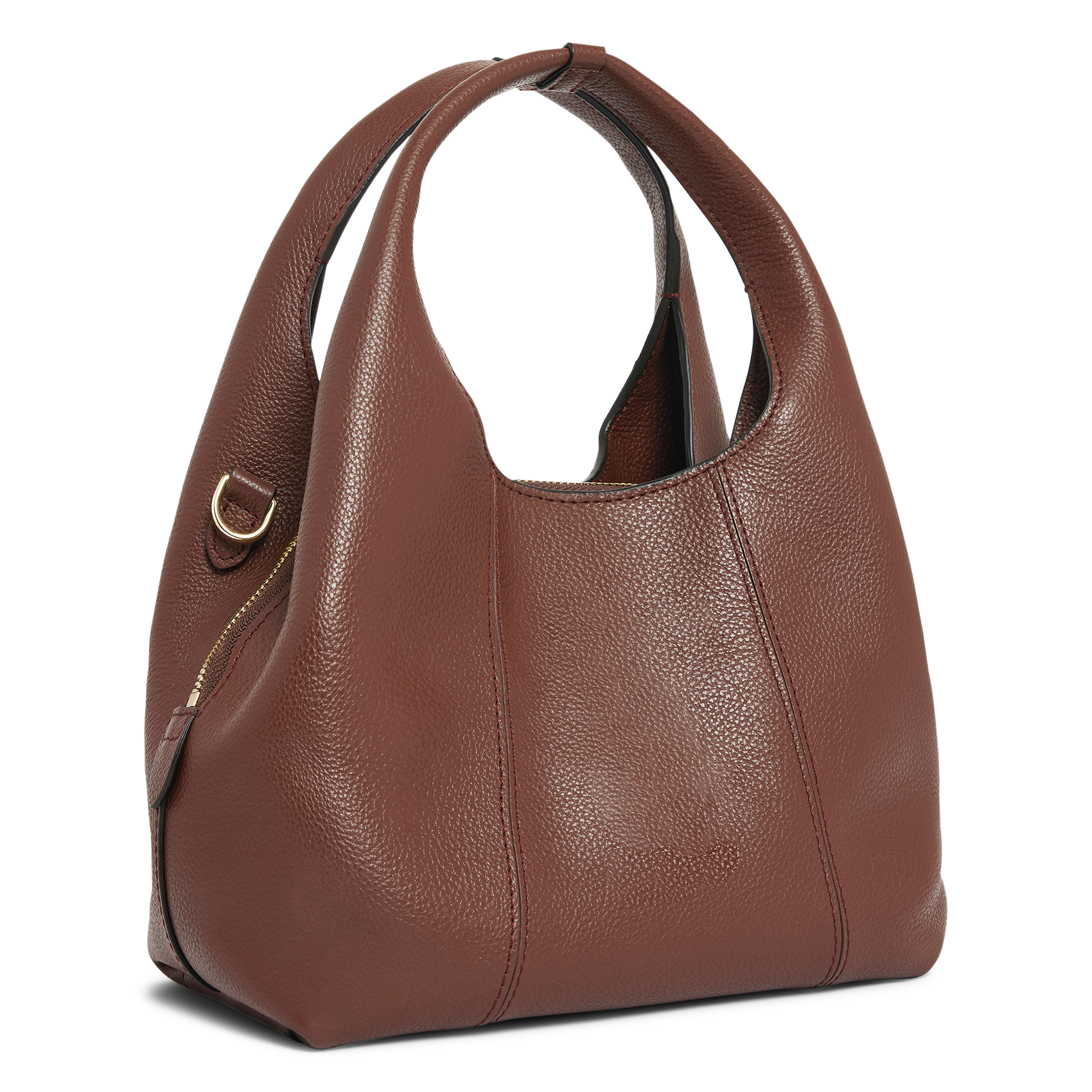 Lederhandtasche Braun