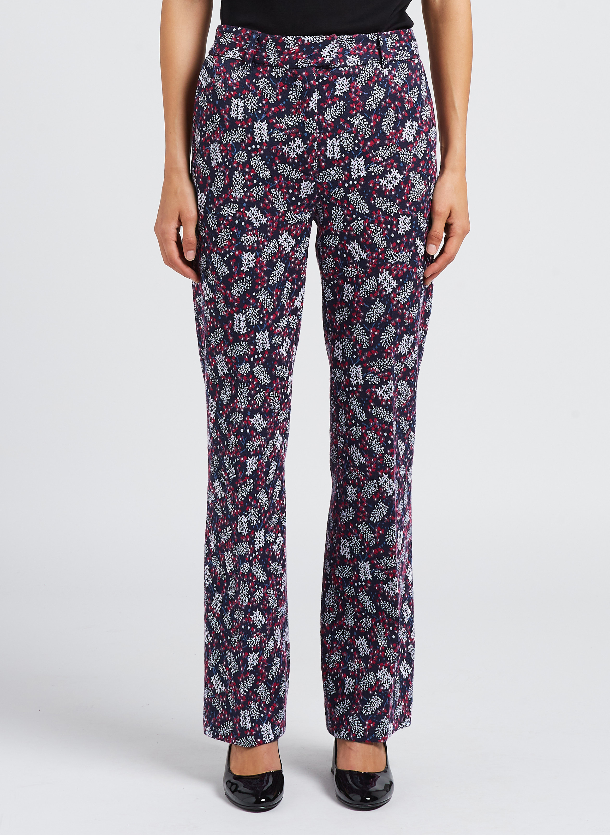 Taillenhose aus Baumwoll-Mix PAUL AND JOE Blau