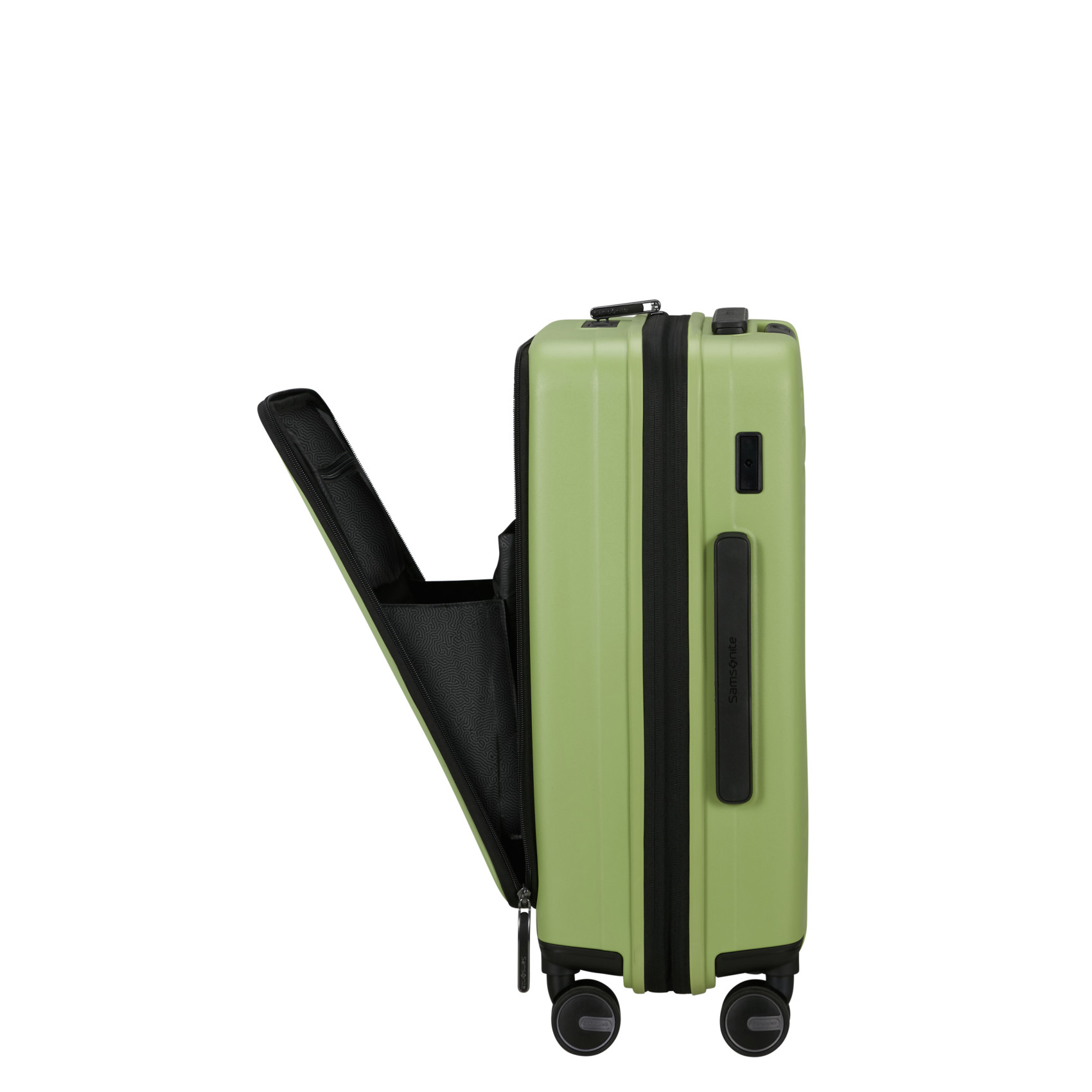 Restackd 4-wheel carry-on suitcase size S SAMSONITE Green