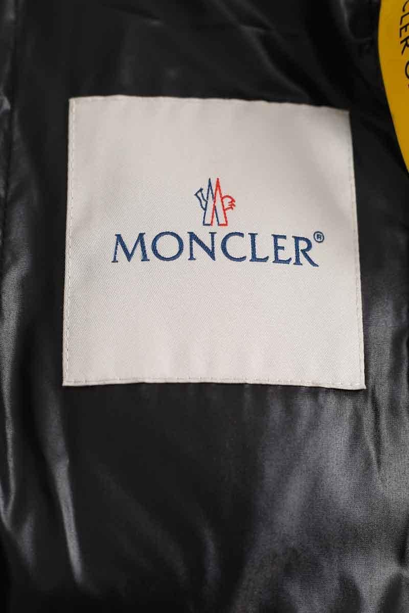 Lightweight quilted padded jacket with high neck MONCLER - Seconde Main Black