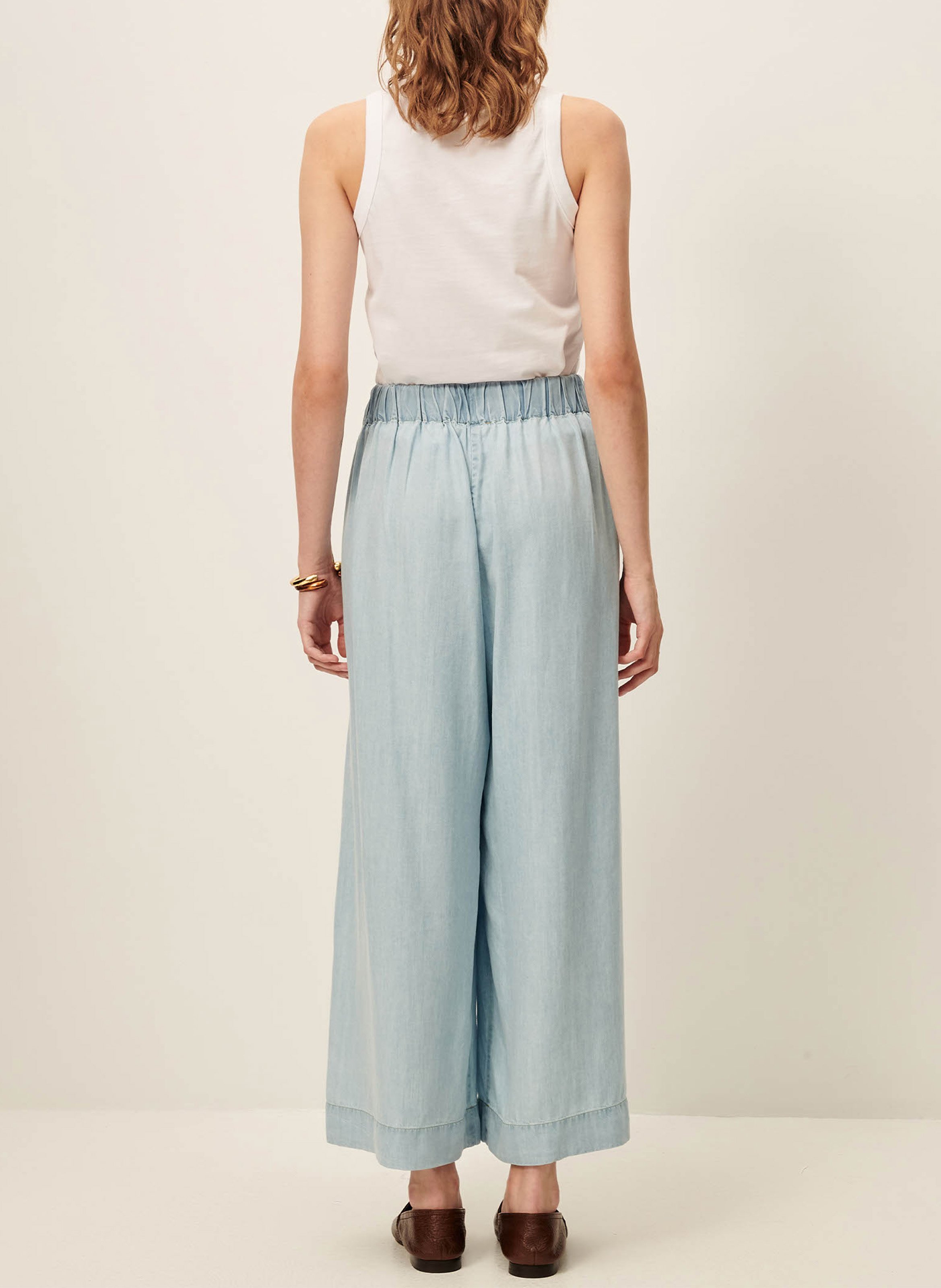 Wijde broek SESSUN Blauw