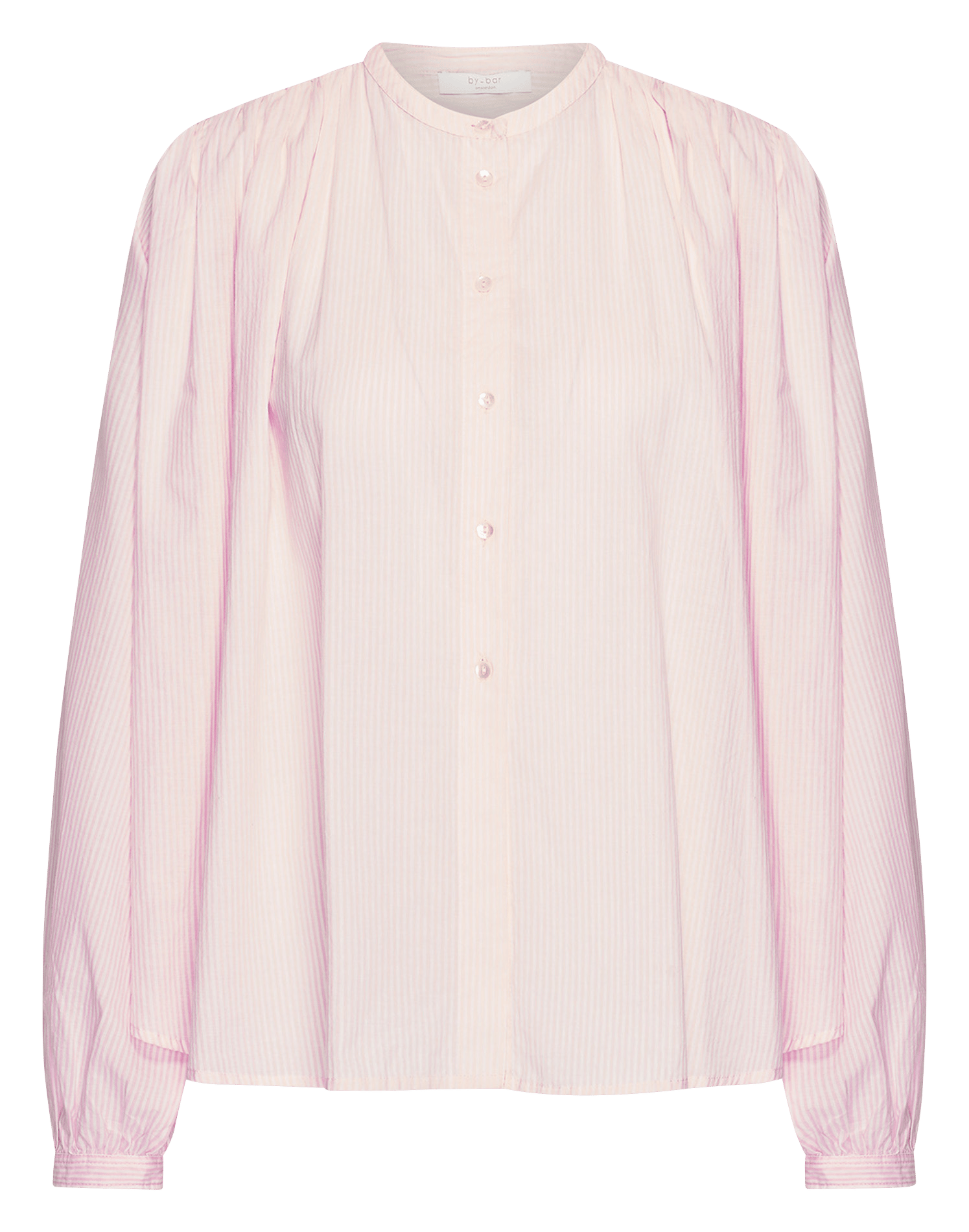 Oversize Bluse aus bedruckter Baumwolle BY BAR Rosa
