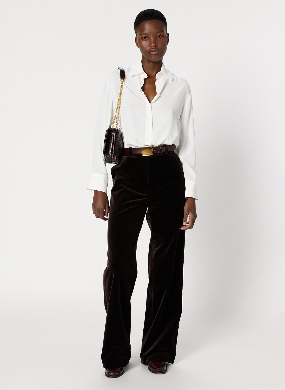 Chino van katoenmix GERARD DAREL Bruin