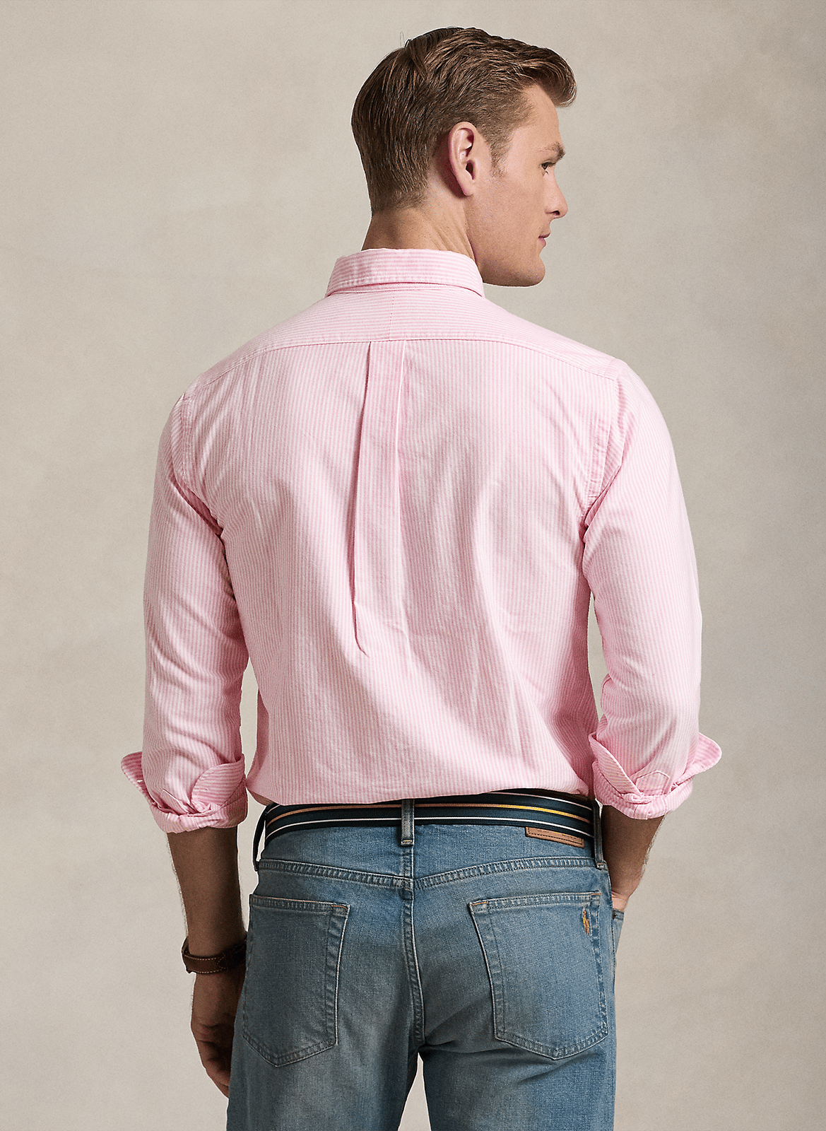 Chemise rayée en coton  POLO RALPH LAUREN Rose