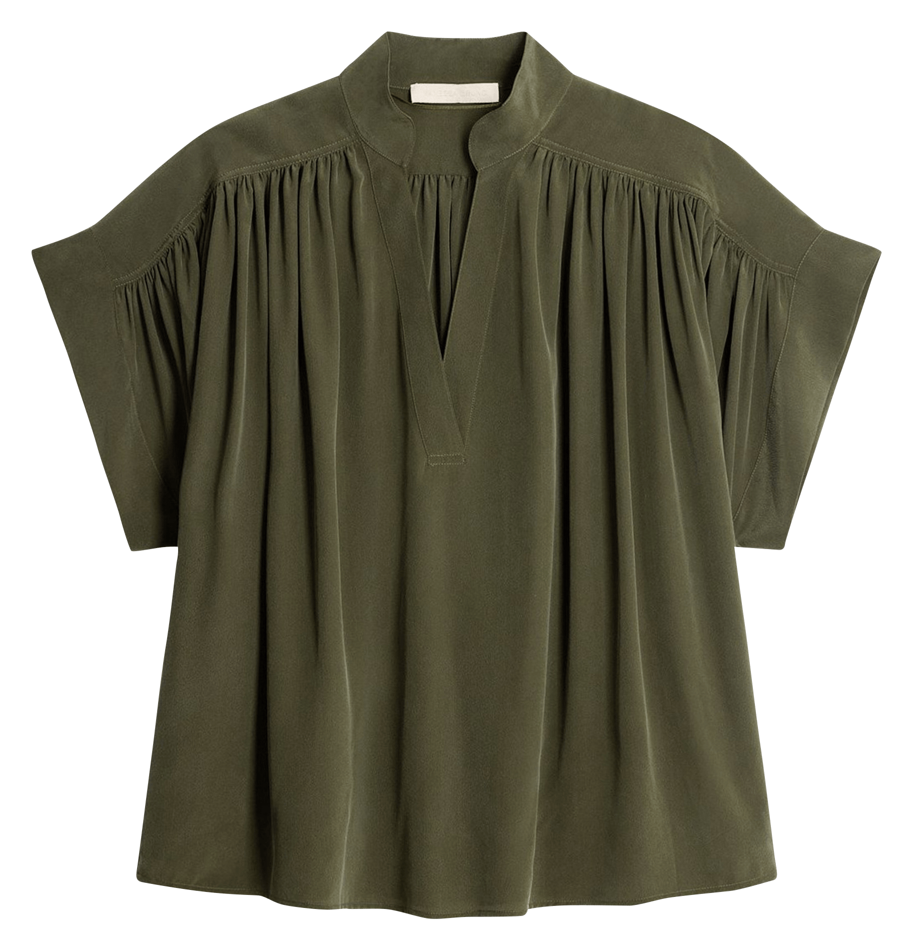 Blouse fluide en soie VANESSA BRUNO Vert