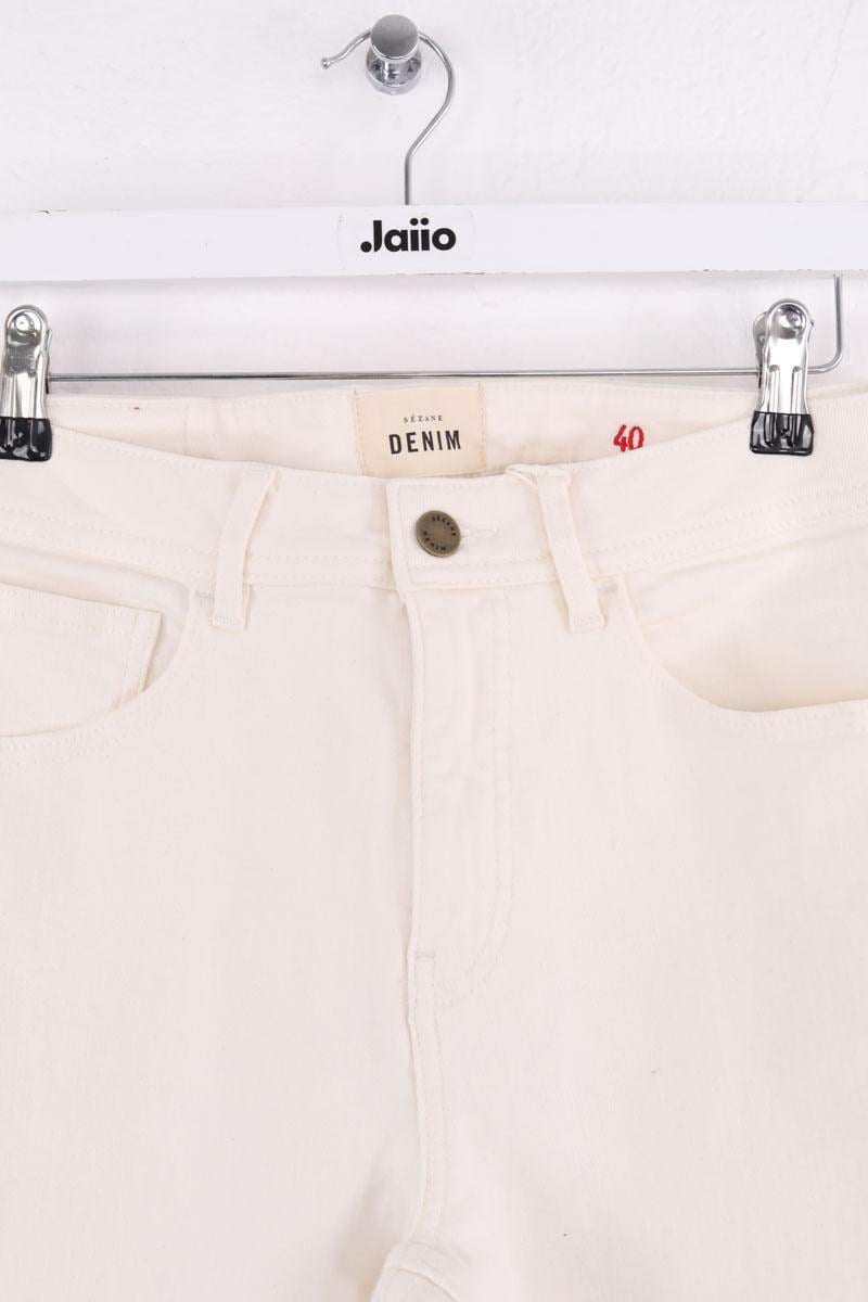 Jean droit SEZANE - Seconde main Blanc