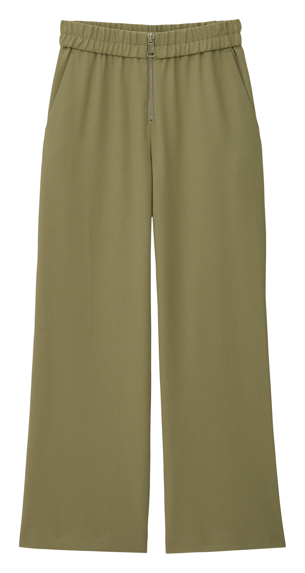 Wijde broek BA&SH Kaki