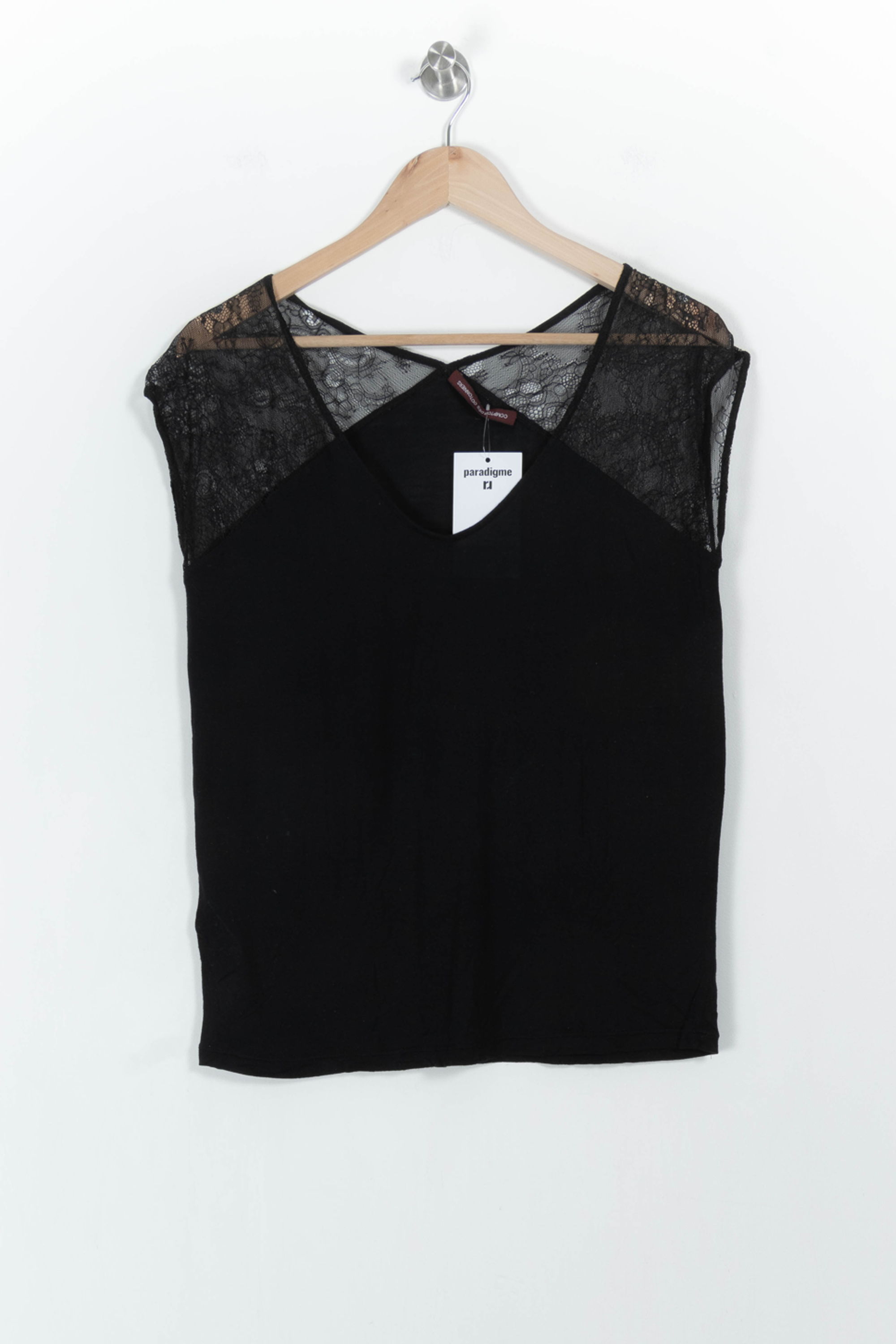 Tommy Badge T-shirt COMPTOIR DES COTONNIERS - Seconde main Black