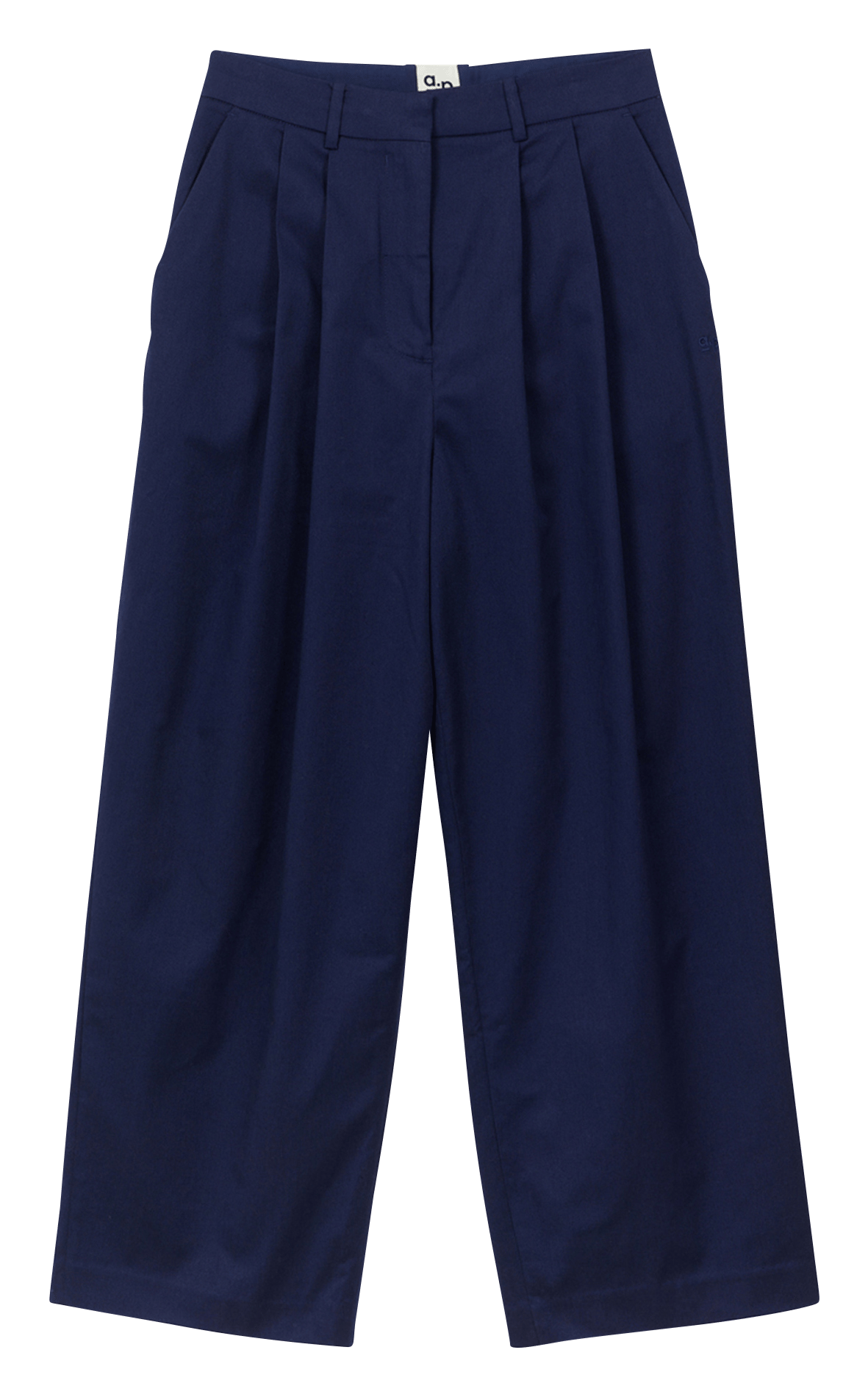 Pantalon large à pinces  A.P Bleu