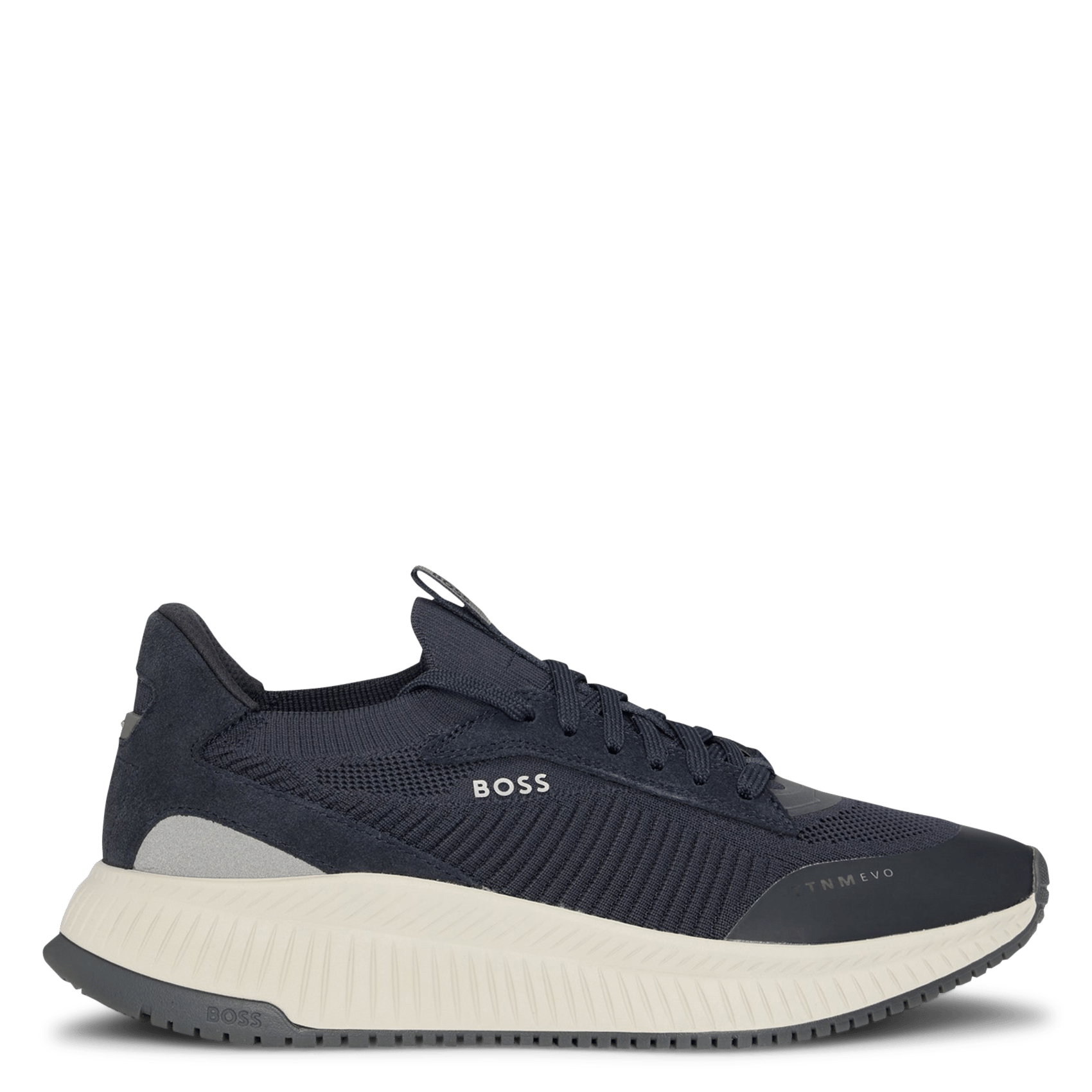 Canvas low-top sneakers BOSS Blue
