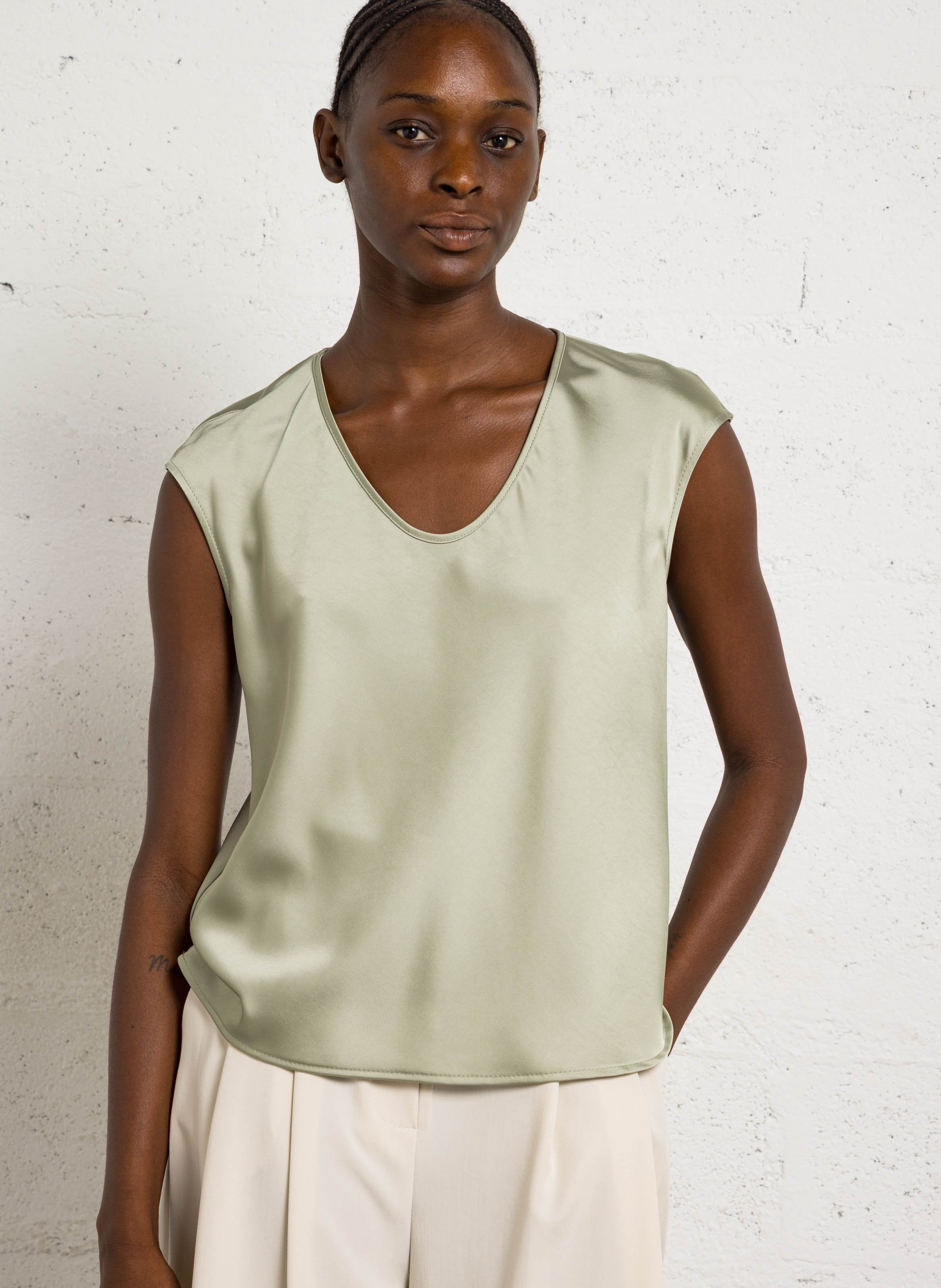 Top sans manches col rond IMPERIAL