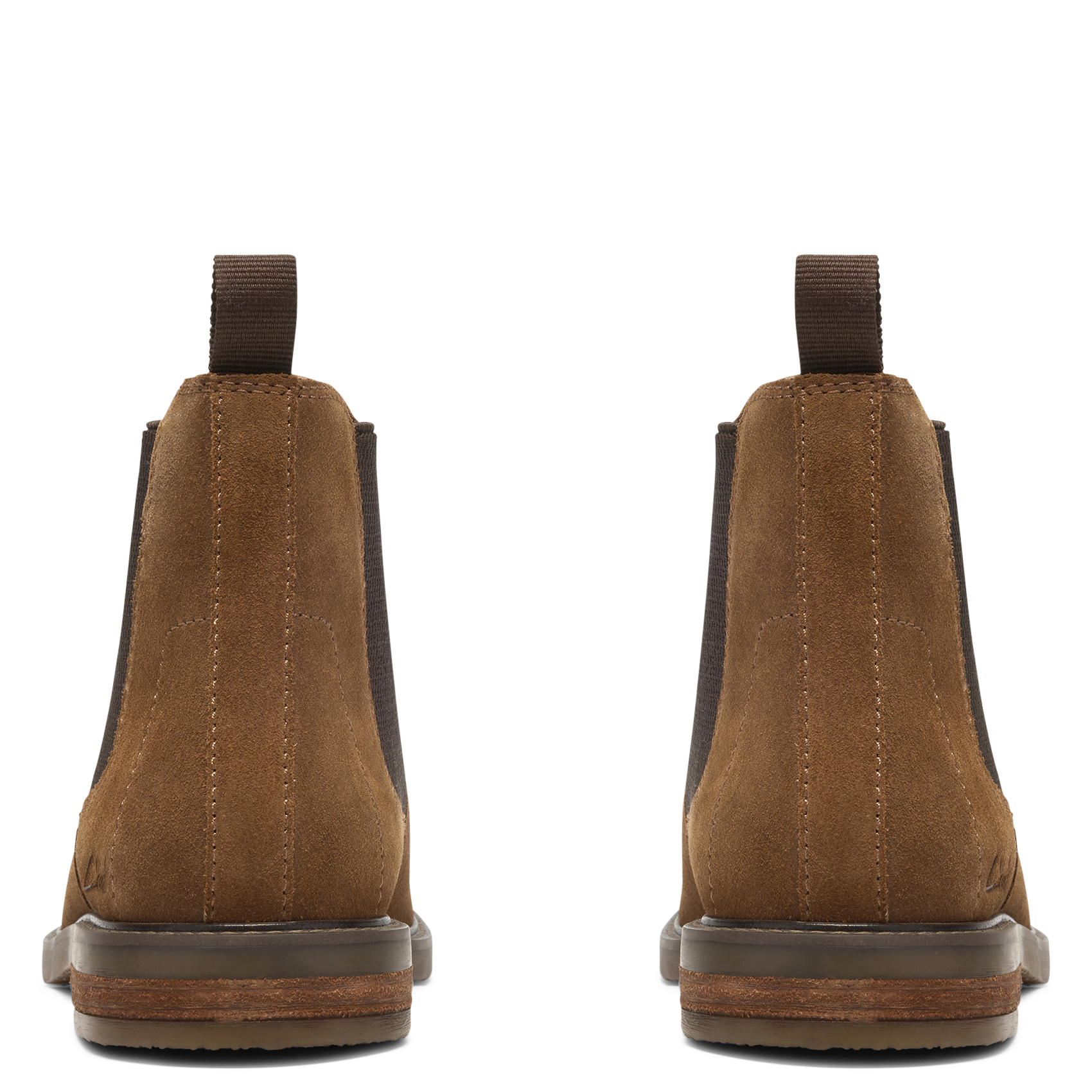 Boots en cuir CLARKS Marron