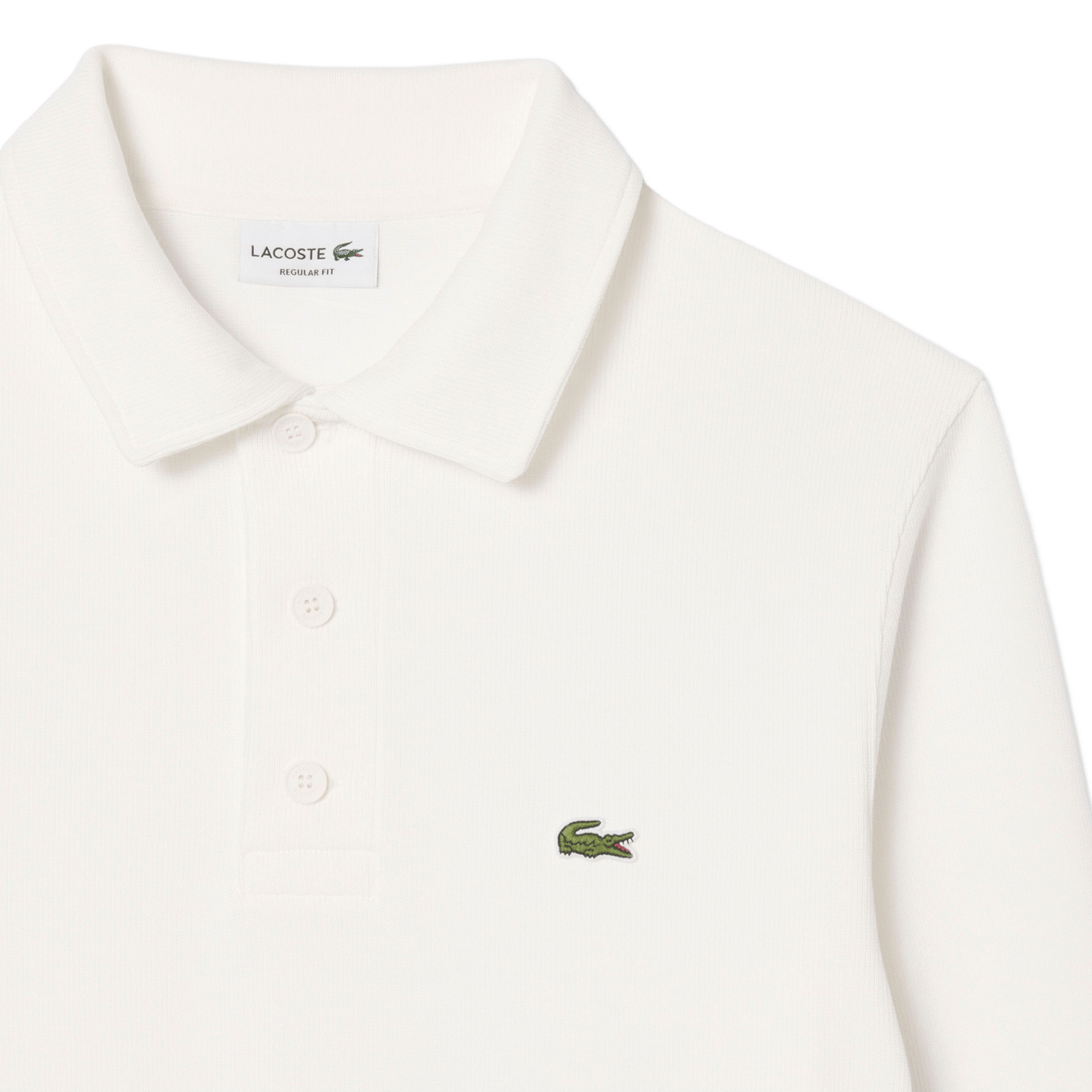 Polo-Sweatshirt aus Baumwollmischung LACOSTE Grau