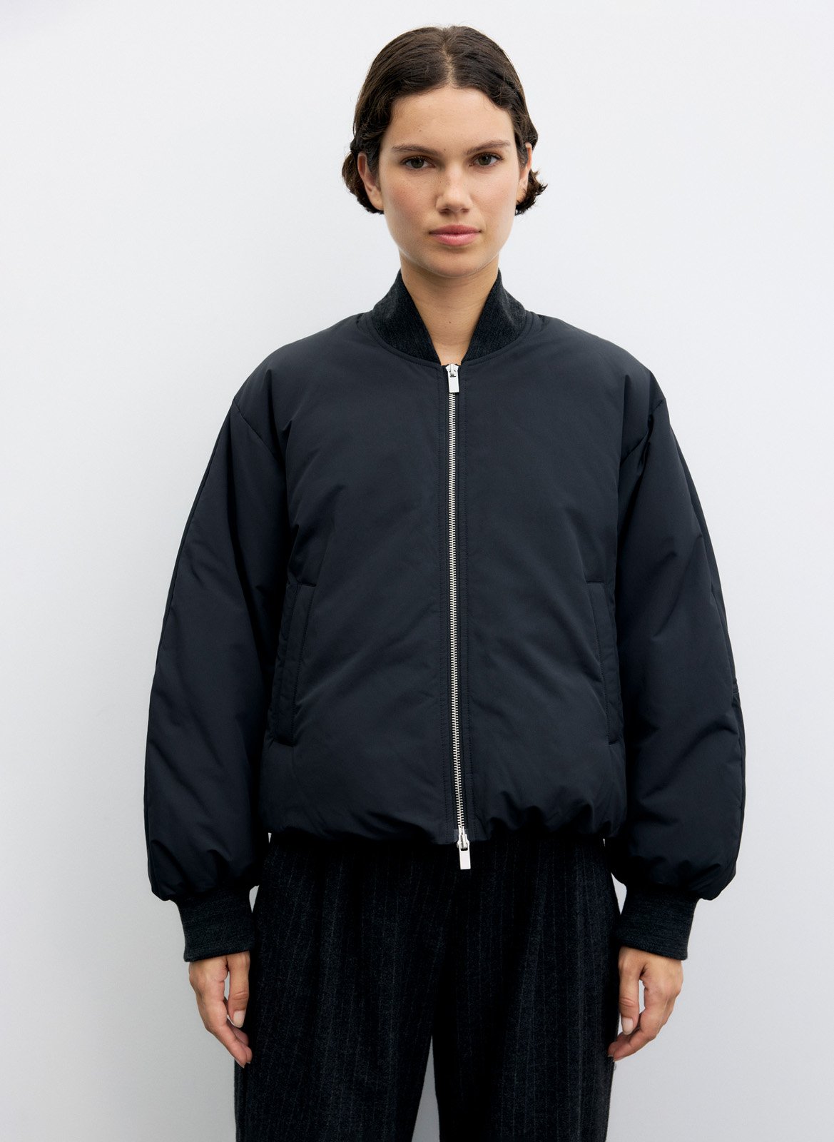 Einfarbige Jacke mit Reißverschluss GERARD DAREL Schwarz