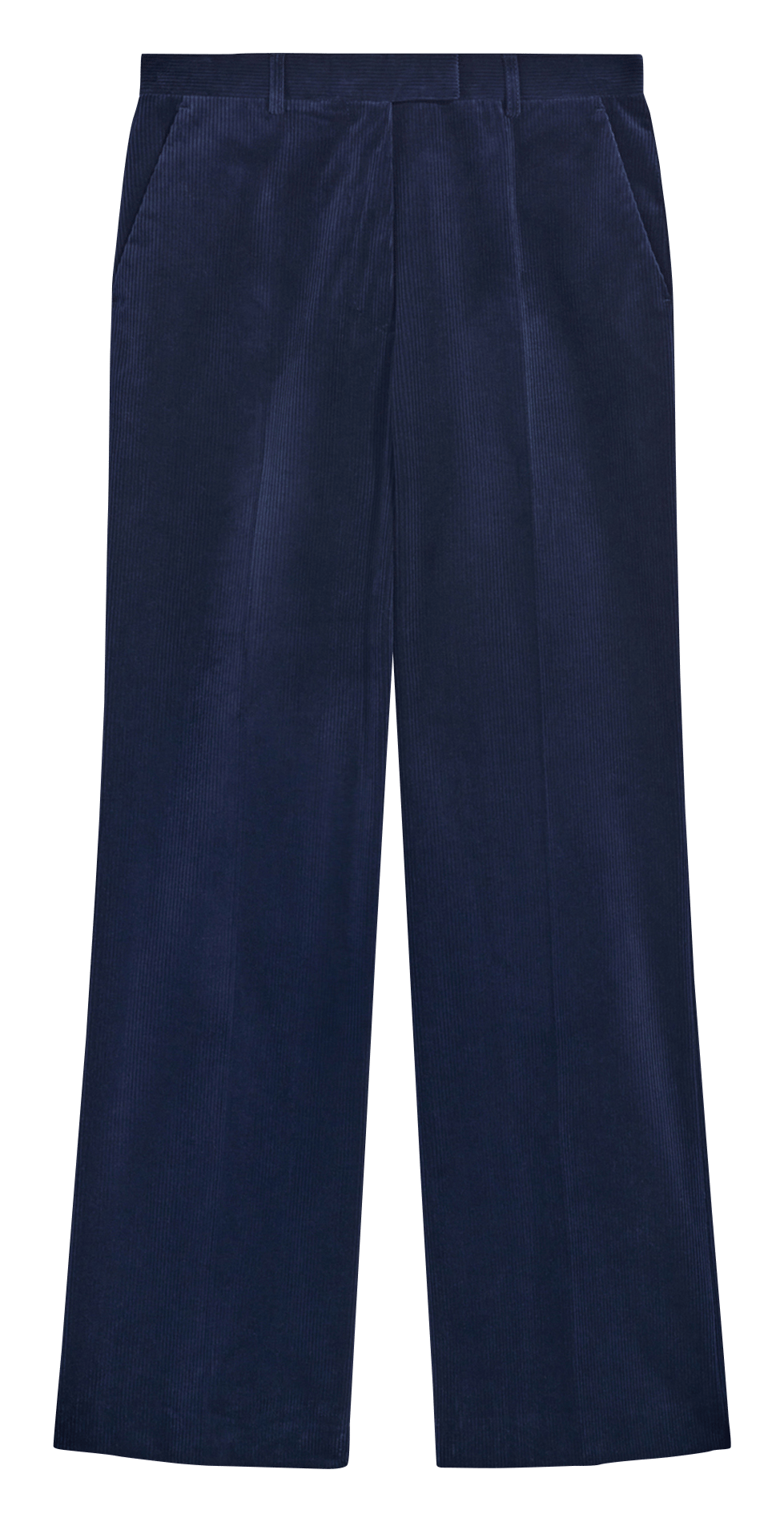 Straight-leg cotton-blend pants PABLO