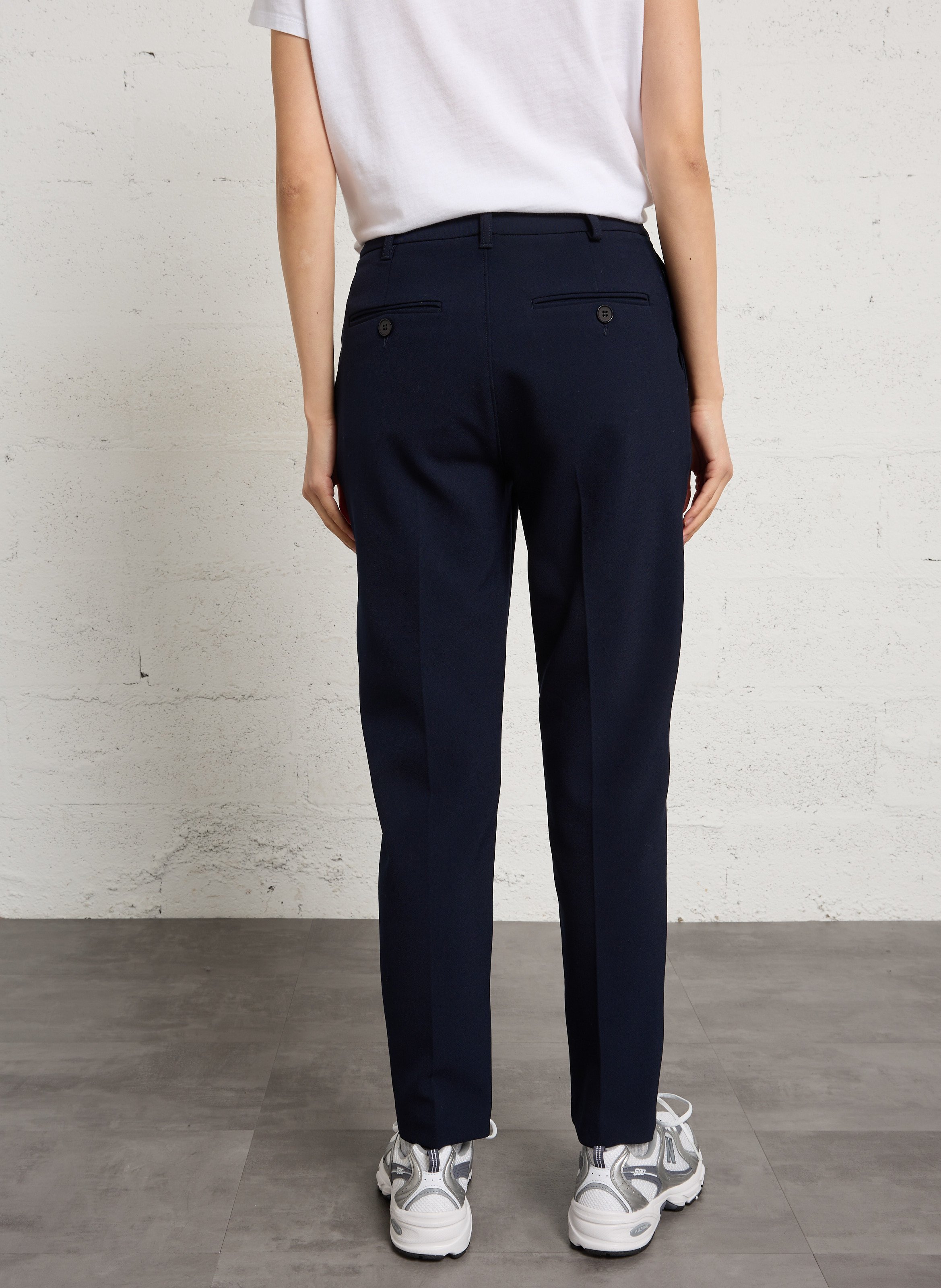 7/8 straight trousers BENSIMON Blue