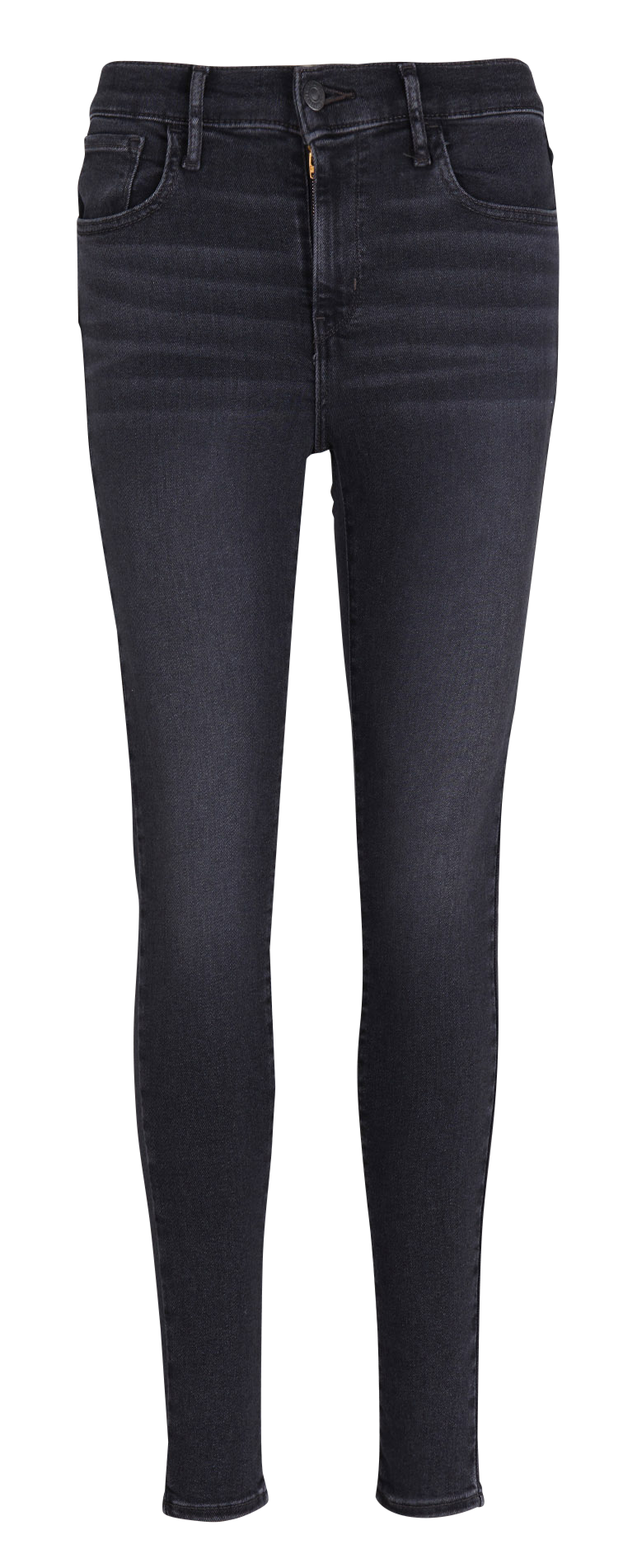 Jean skinny taille haute en coton mélangé LEVI'S Noir