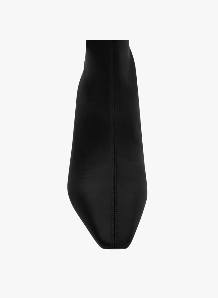 Bottines Chaussettes Talons Noir Mango Femme Place des Tendances