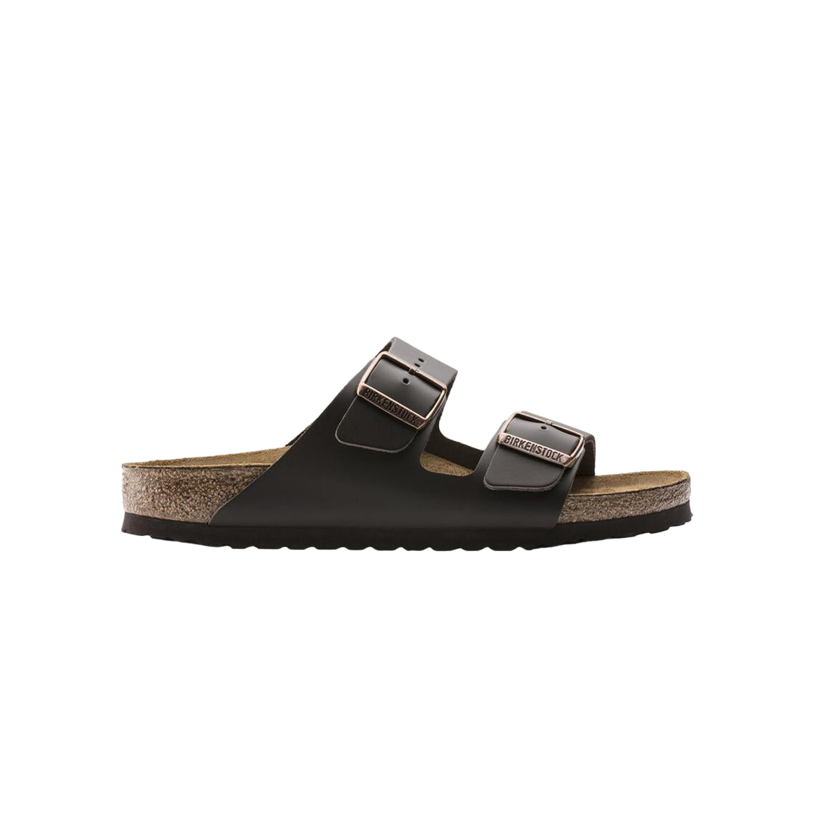 Faux leather sandals BIRKENSTOCK Brown