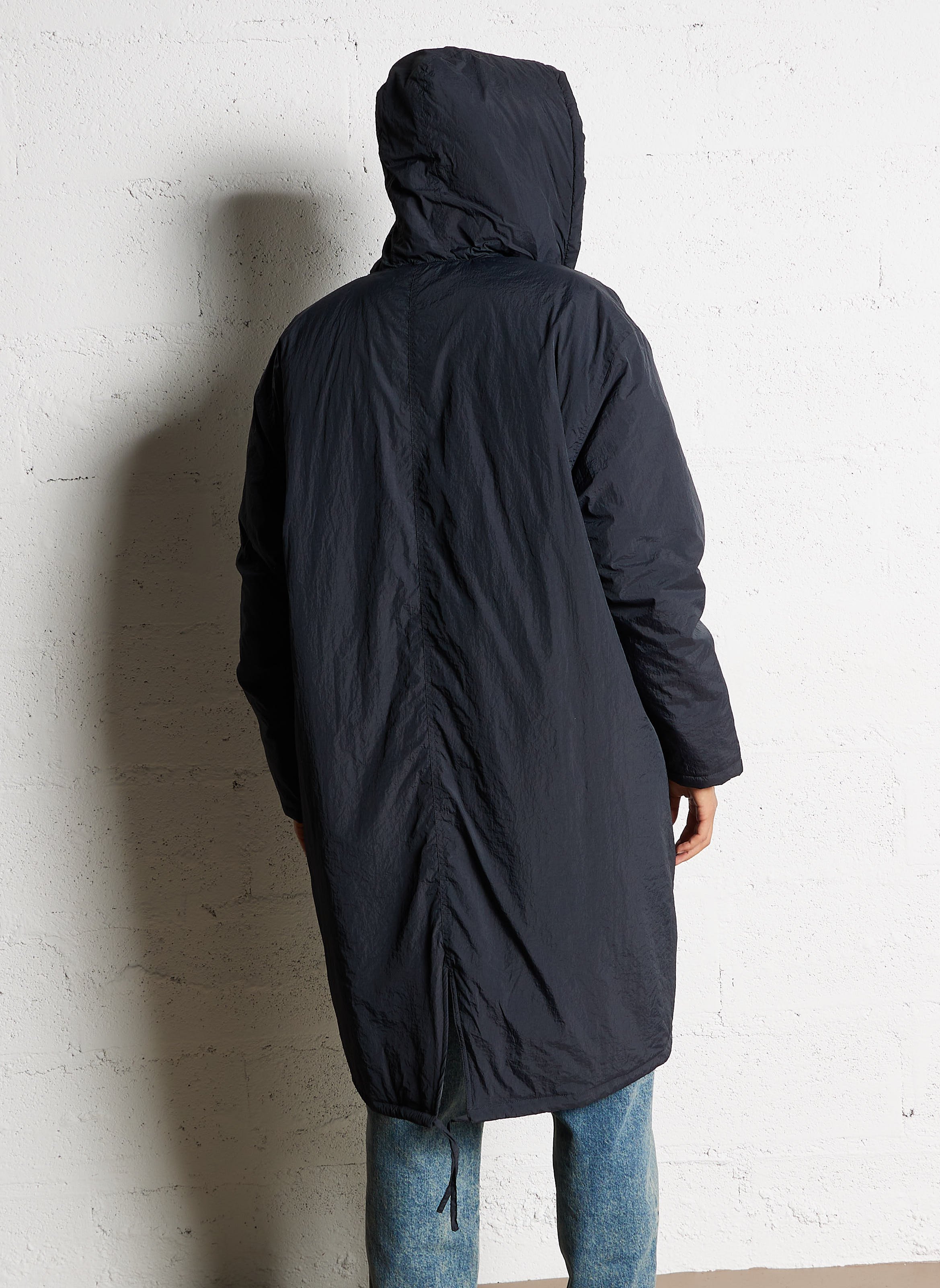 Parka col montant ample AMERICAN VINTAGE Noir