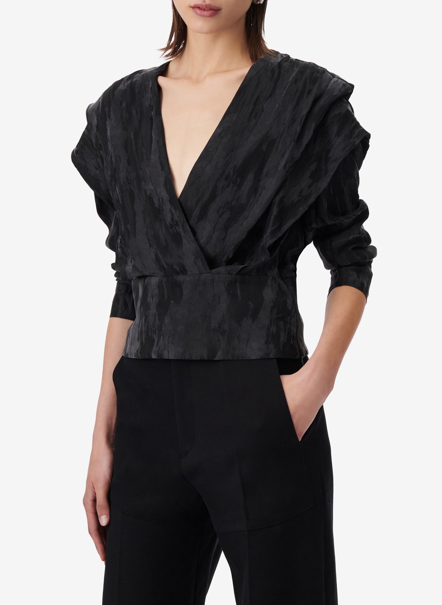 Top imprimé IRO Noir