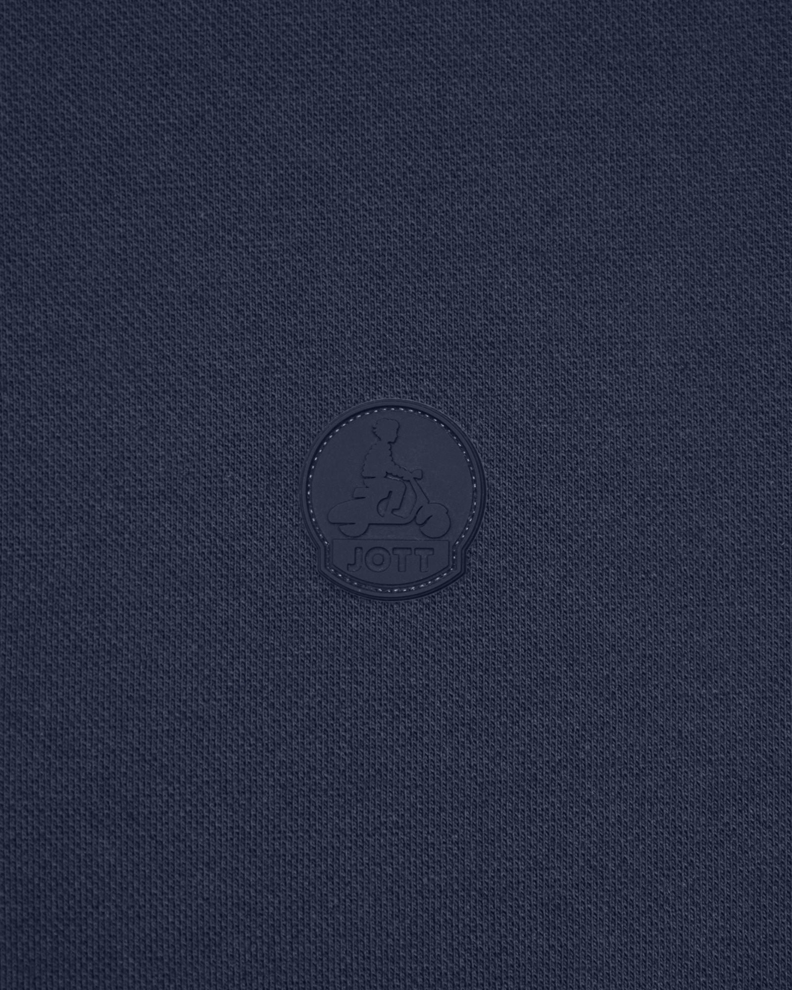 Carlos long-sleeve cotton polo JOTT Blue