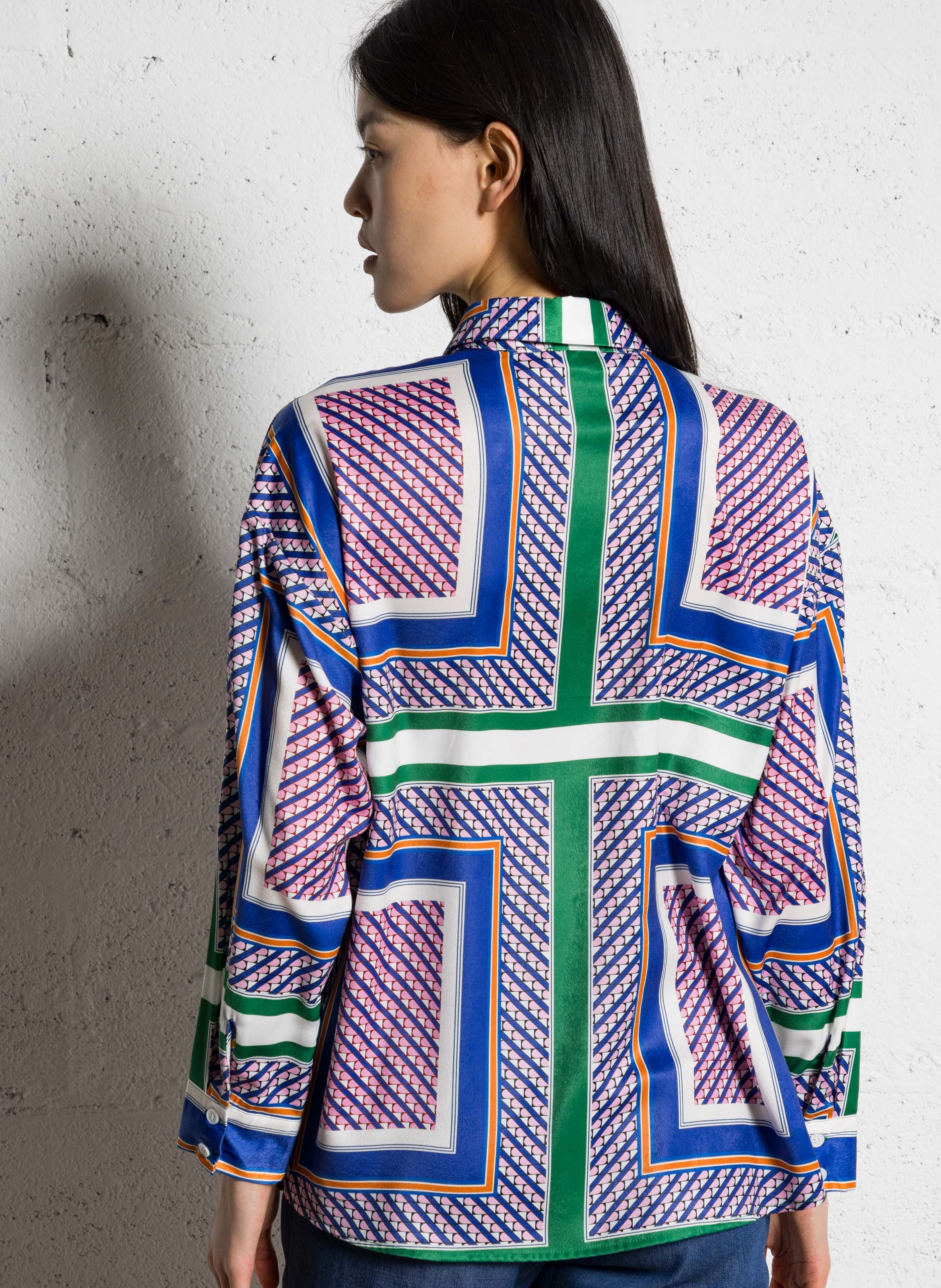 Chemise col classique ample LA PETITE ETOILE Multicolore